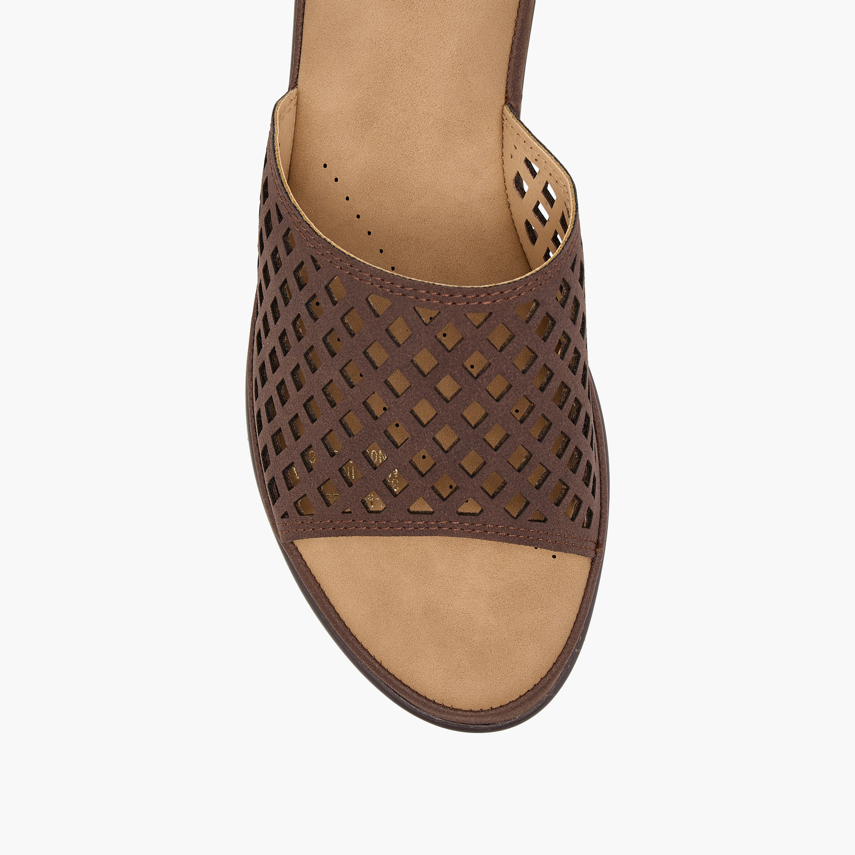 Flora Bella Cutout Detail Slip-On Sandals with Wedge Heels-women-shoes-sandals-heeled-image-4