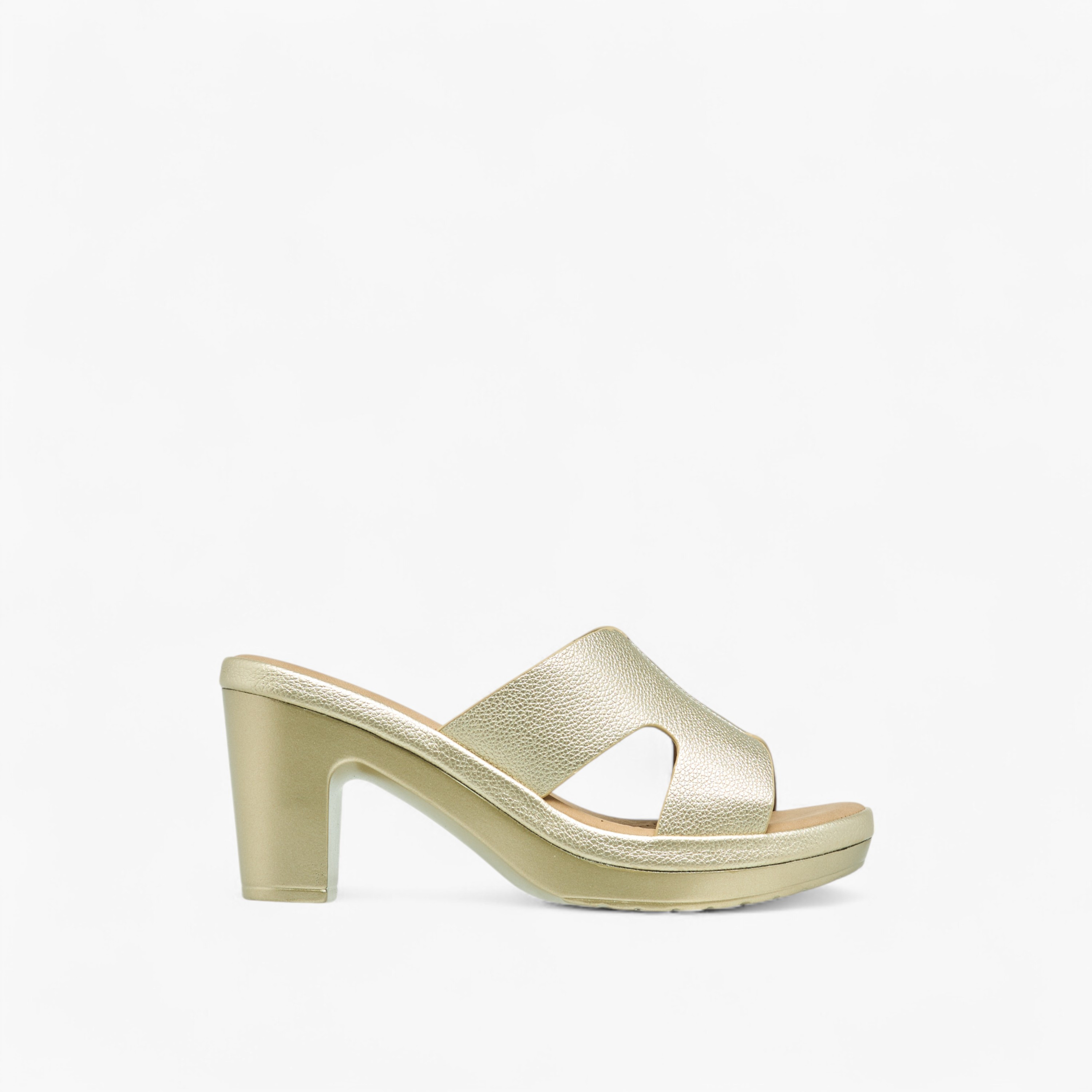 صندل سهل الارتداء بكعب سميك وتفاصيل مفرغة من فلورا بيلا-women-shoes-sandals-heeled-image-3