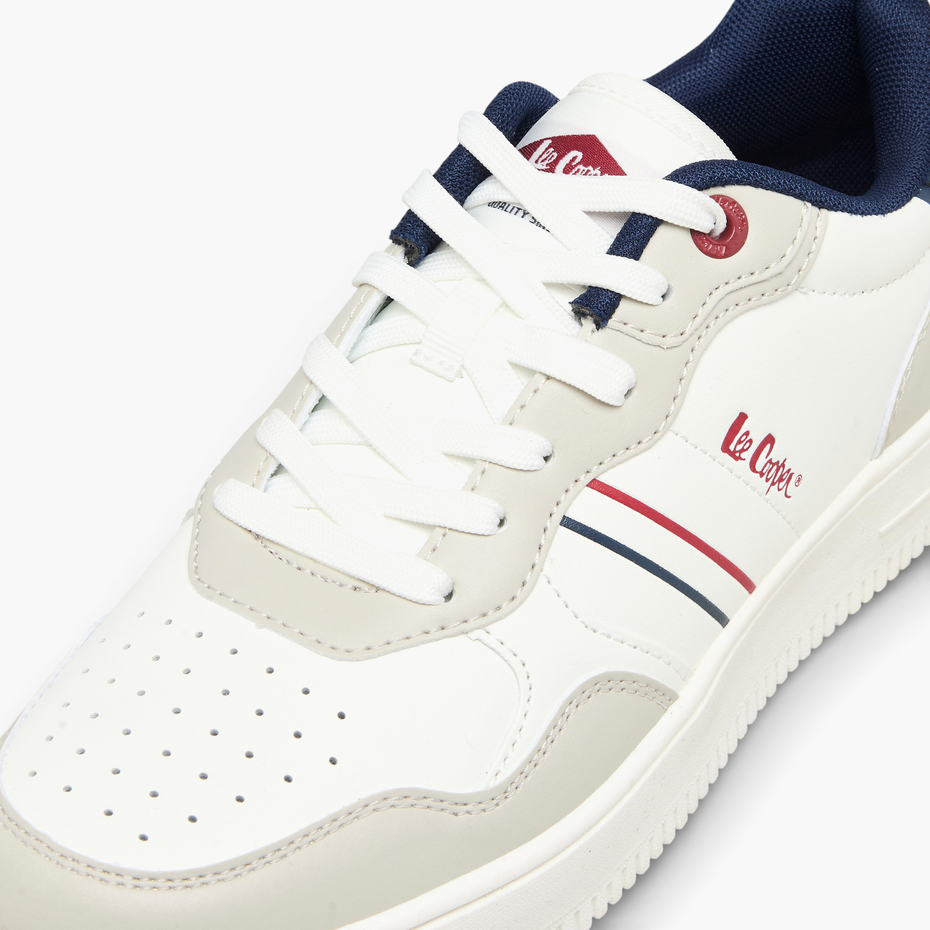 Lee Cooper Women Panelled Lace-Up Ankle Sneakers-women-shoes-sneakers-image-4