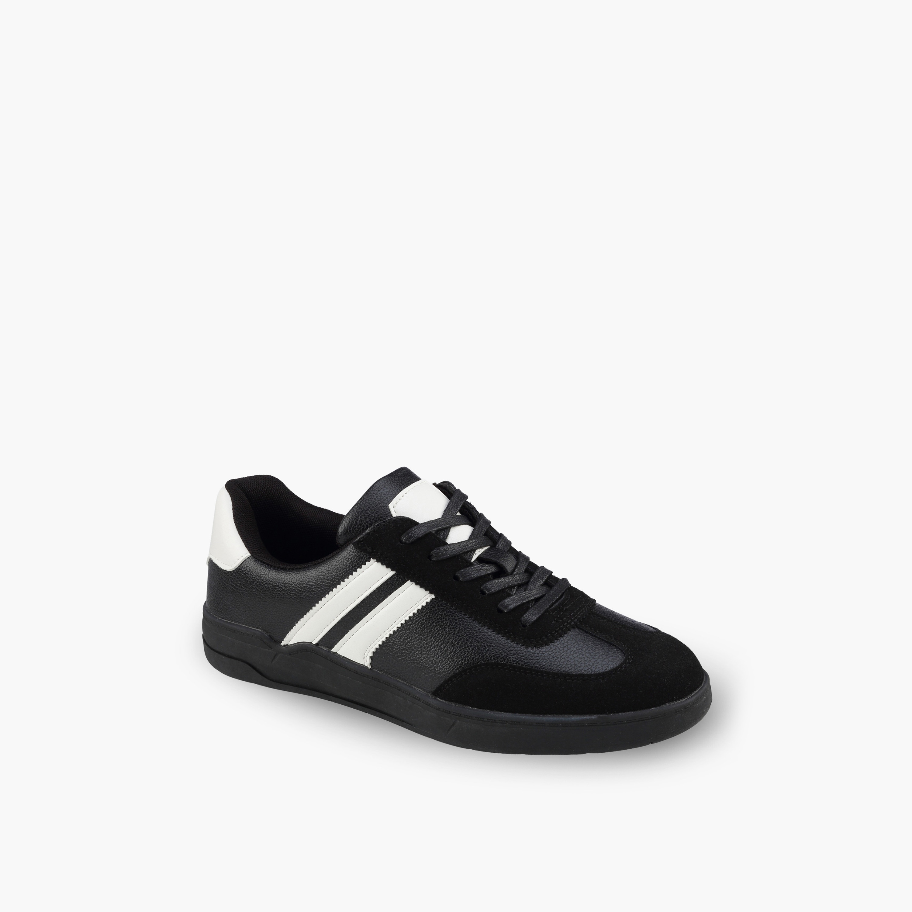 حذاء سنيكرز برباط وخطوط للرجال من إل بي إل بواسطة شو إكسبريس-men-shoes-sneakers-image-2
