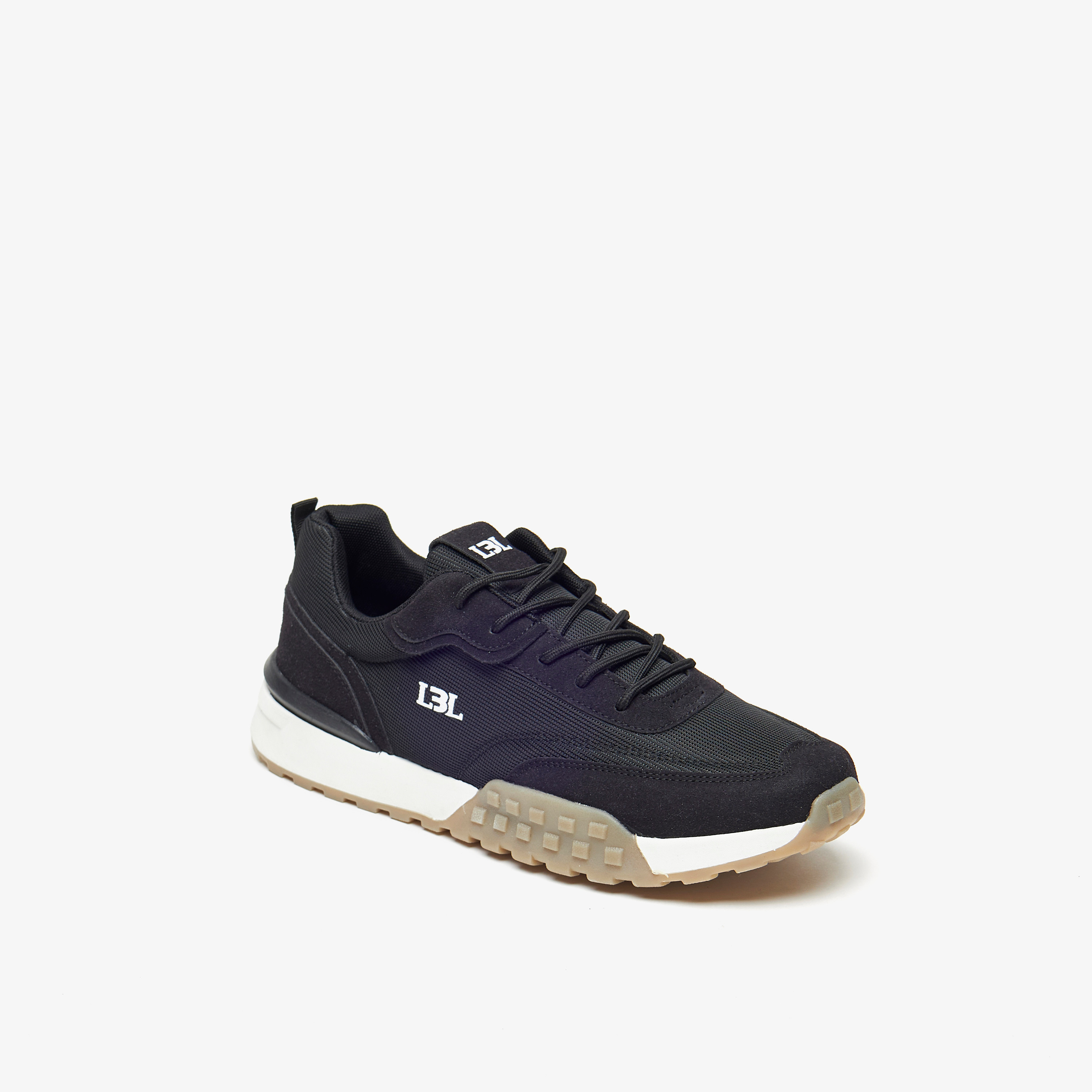 LBL by Shoexpress Men's Textured Lace-Up Sneakers-men-shoes-sneakers-image-1