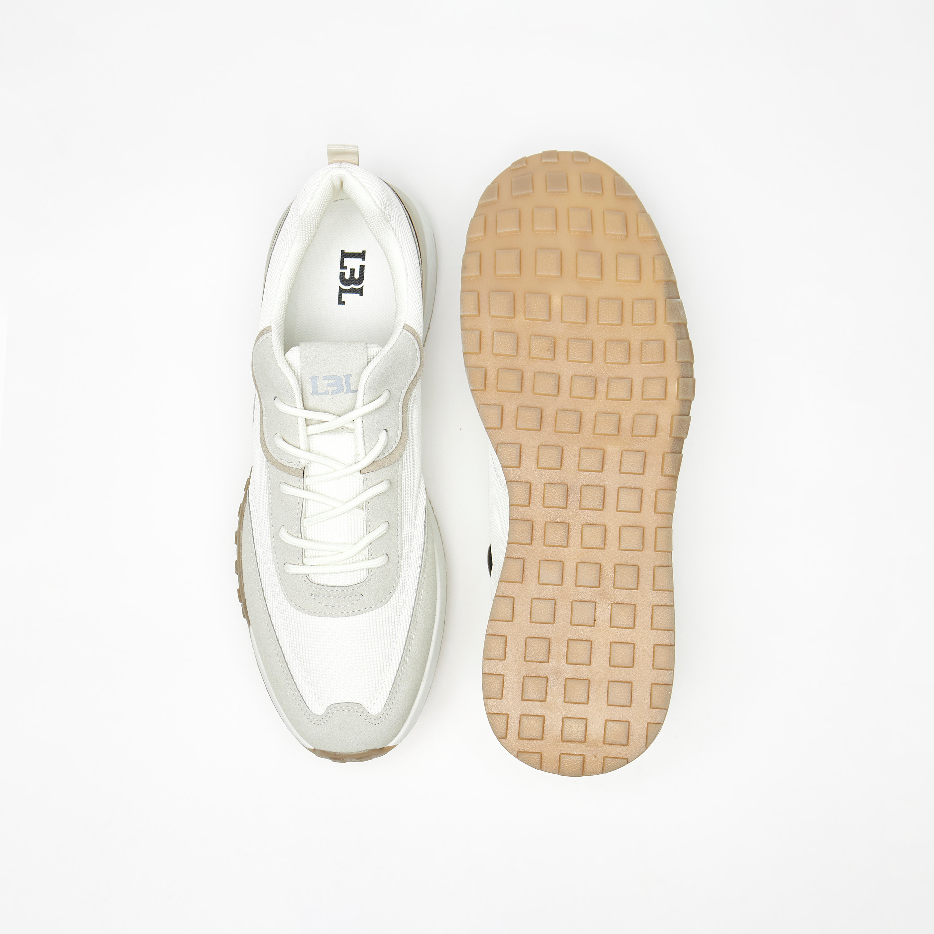 LBL by Shoexpress Men's Textured Lace-Up Sneakers-men-shoes-sneakers-image-4