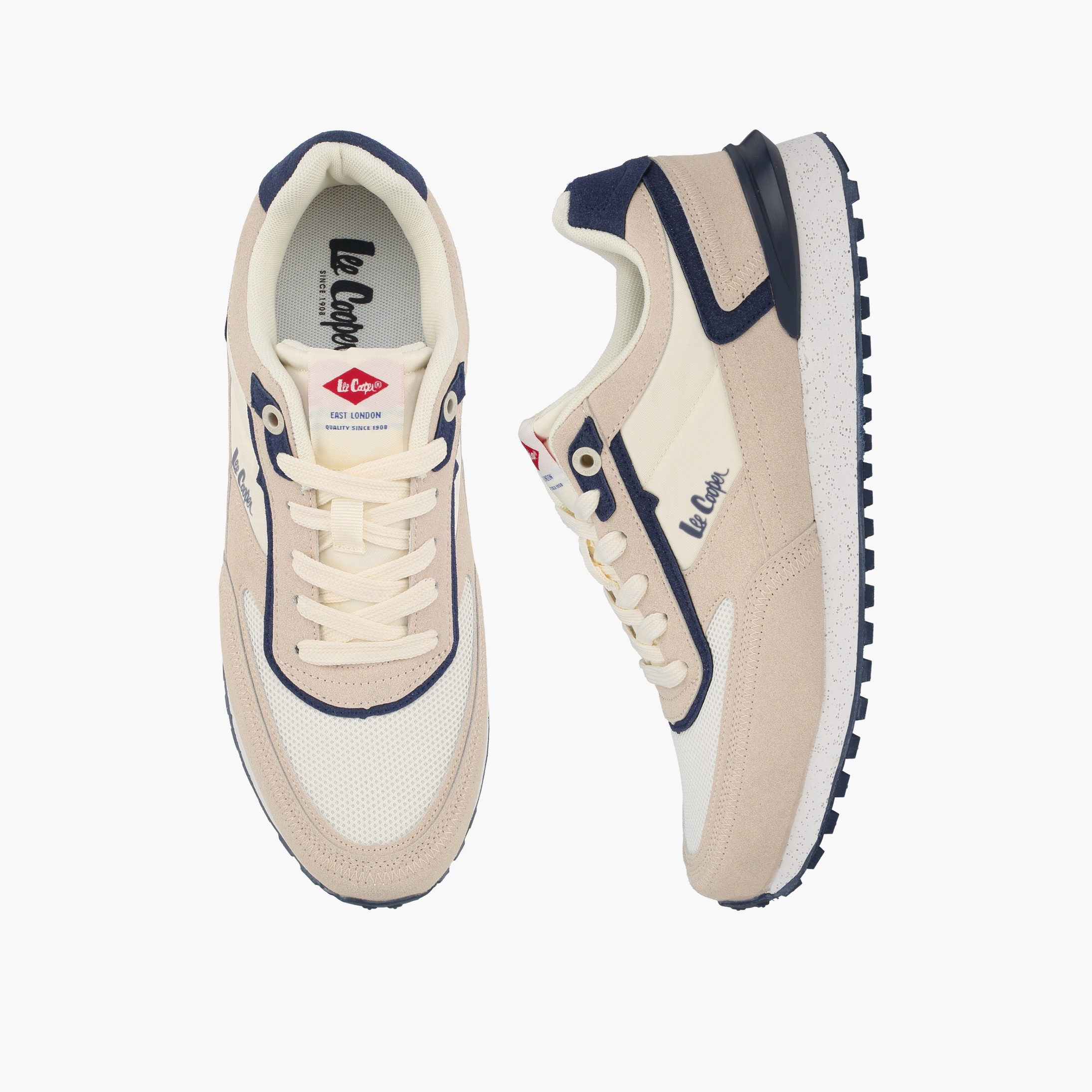 حذاء سنيكرز برباط وقوالب ملونة للرجال من لي كوبر-men-shoes-sneakers-image-1