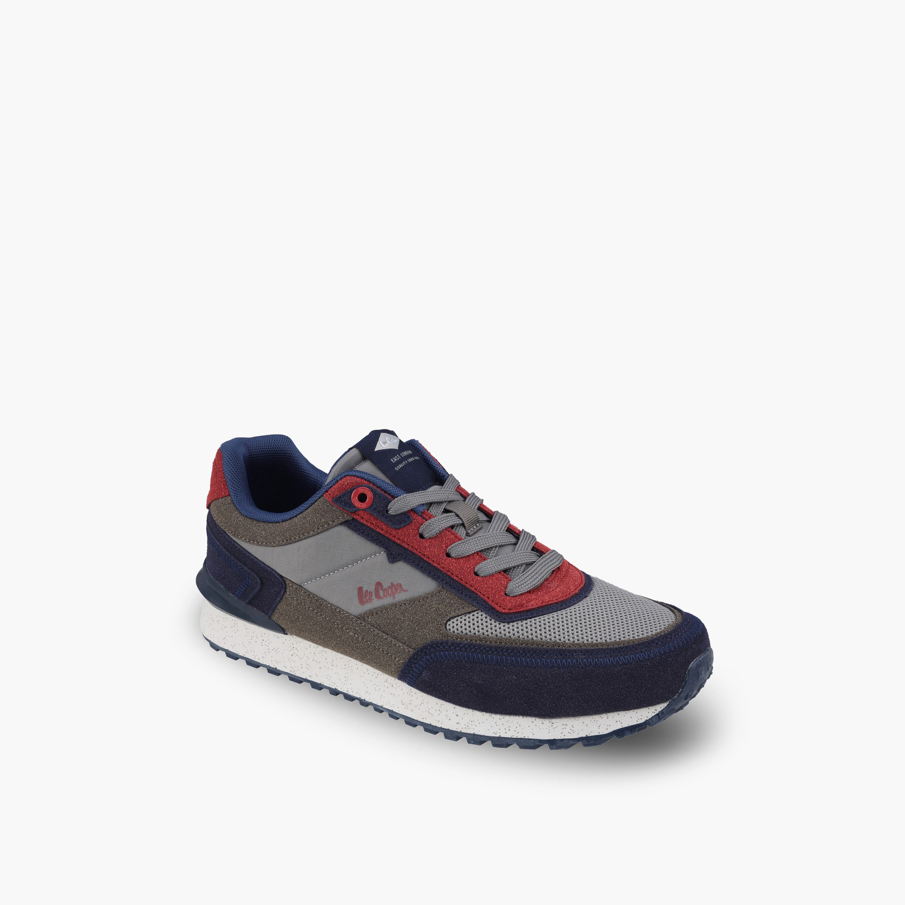 Lee Cooper Men Colourblock Lace-Up Ankle Sneakers-men-shoes-sneakers-image-2