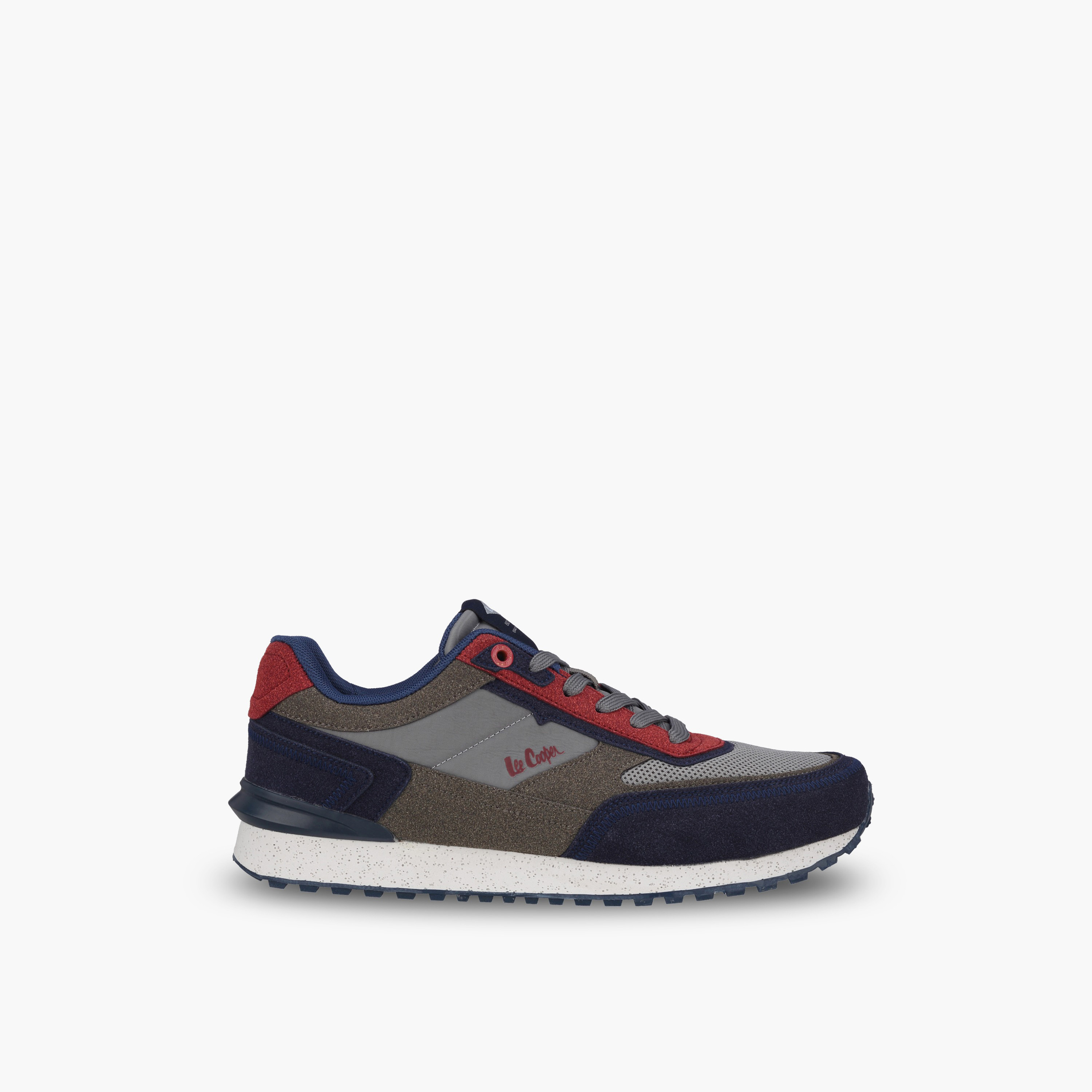 Lee Cooper Men Colourblock Lace-Up Ankle Sneakers-men-shoes-sneakers-image-3