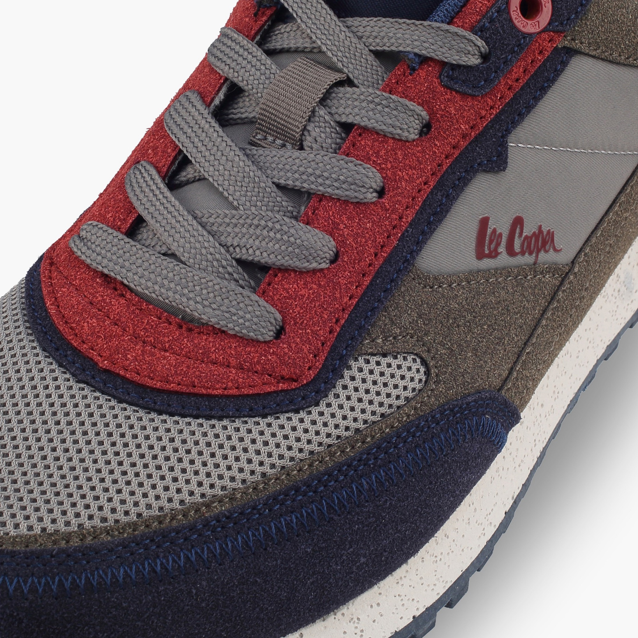 Lee Cooper Men Colourblock Lace-Up Ankle Sneakers-men-shoes-sneakers-image-4