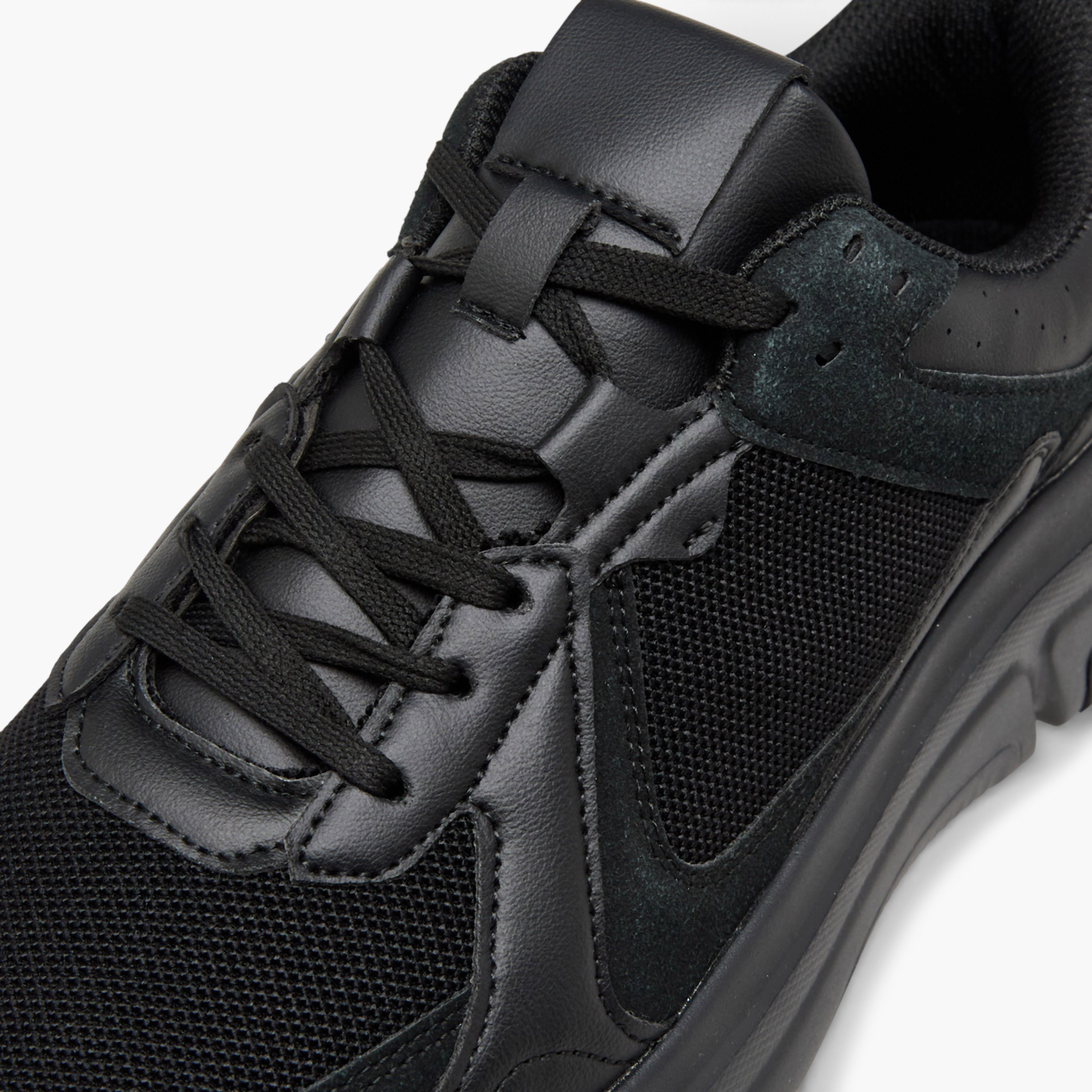LBL by Shoexpress Men Panelled Lace-Up Sneakers-men-shoes-sneakers-image-4