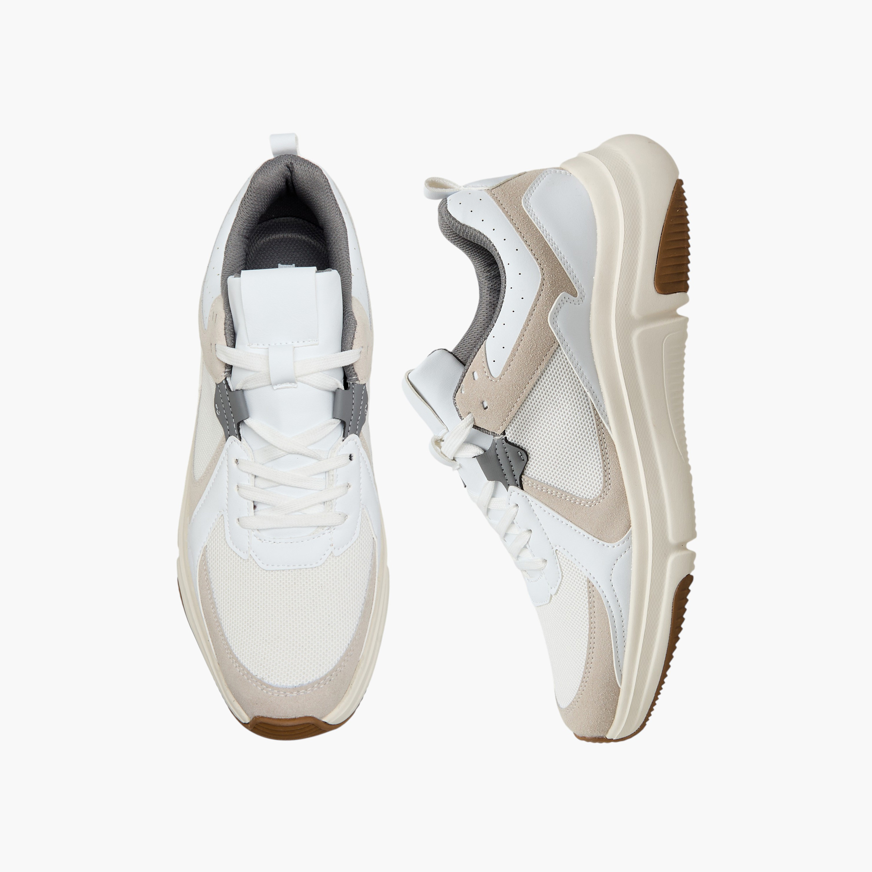 LBL by Shoexpress Men Panelled Lace-Up Sneakers-men-shoes-sneakers-image-1