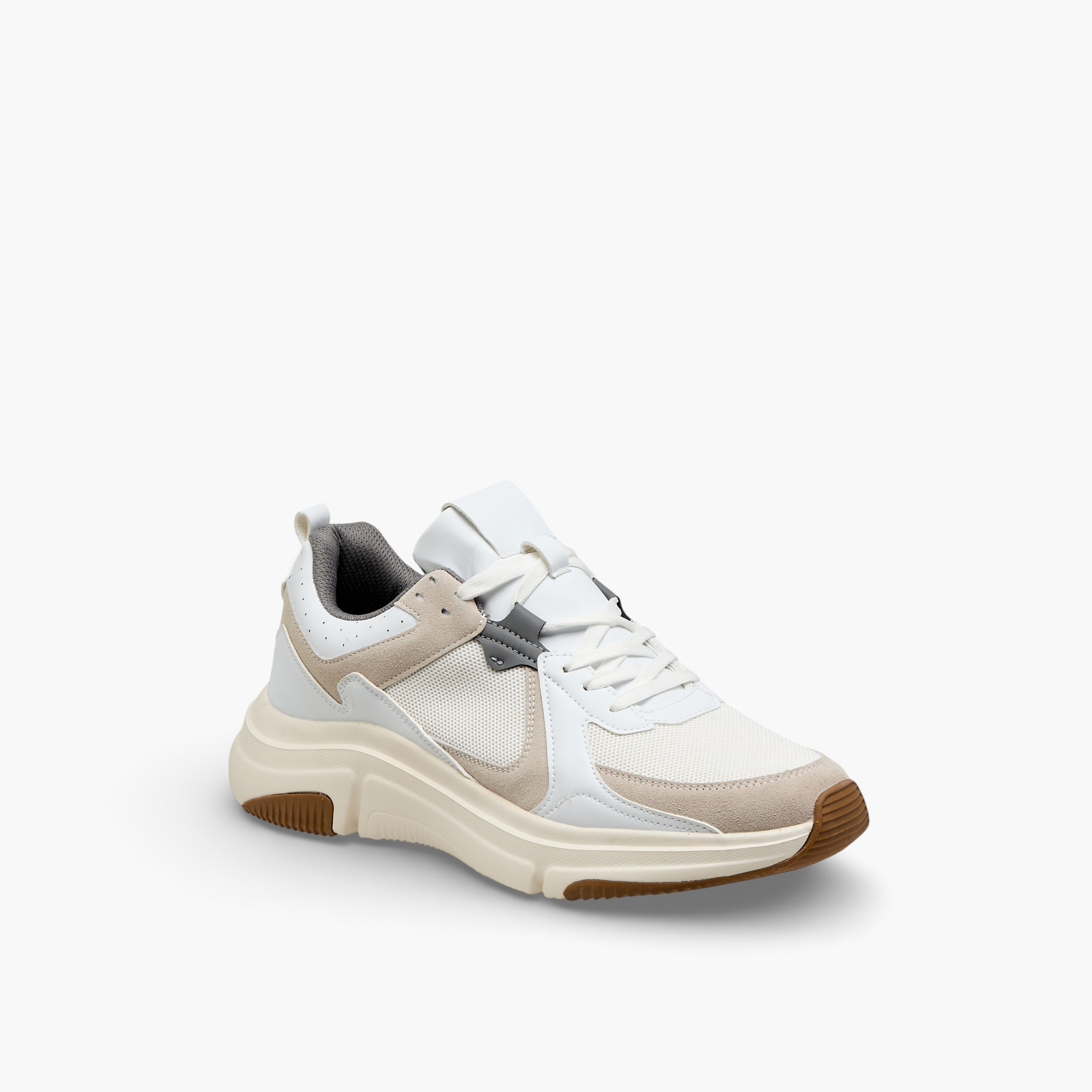 LBL by Shoexpress Men Panelled Lace-Up Sneakers-men-shoes-sneakers-image-2