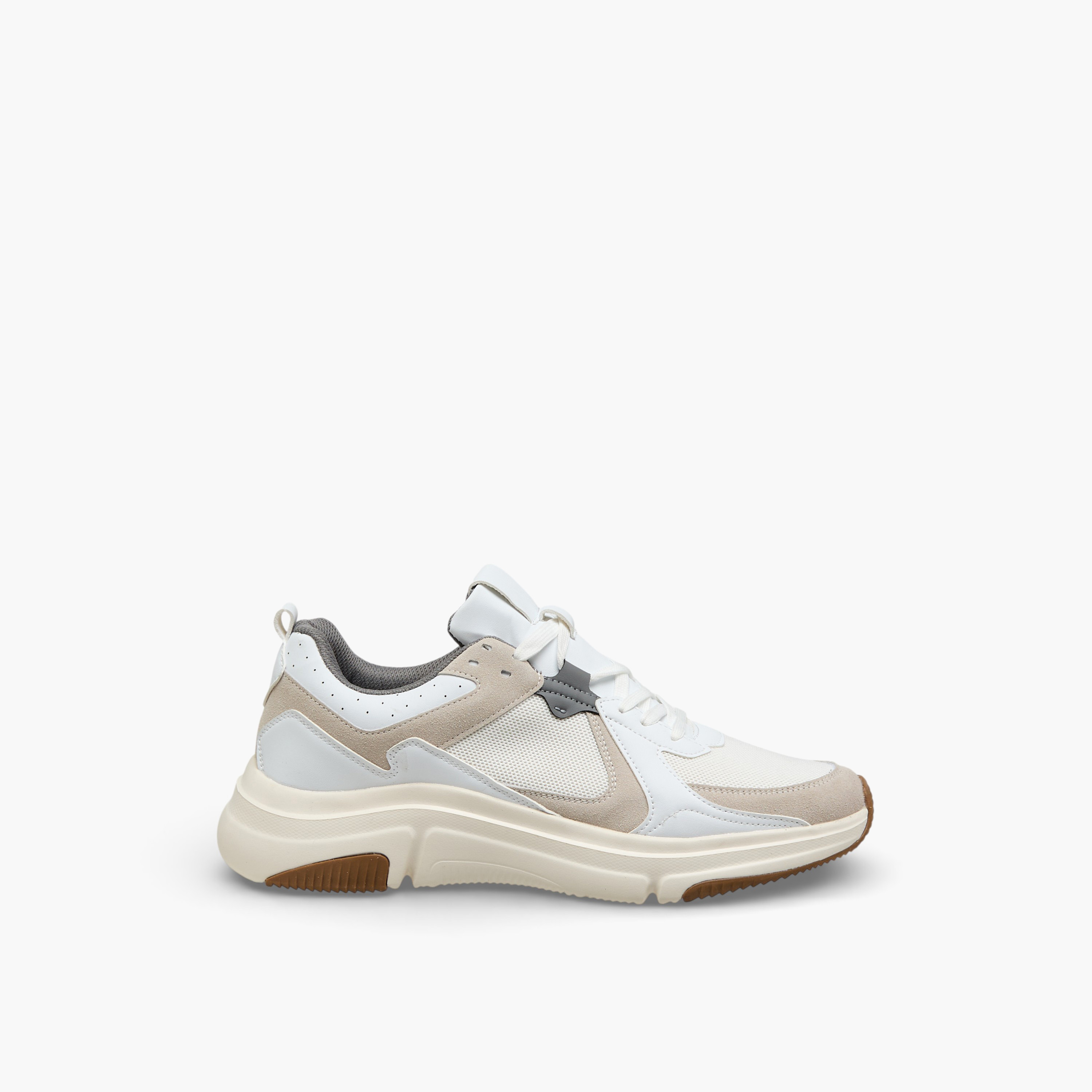 LBL by Shoexpress Men Panelled Lace-Up Sneakers-men-shoes-sneakers-image-3