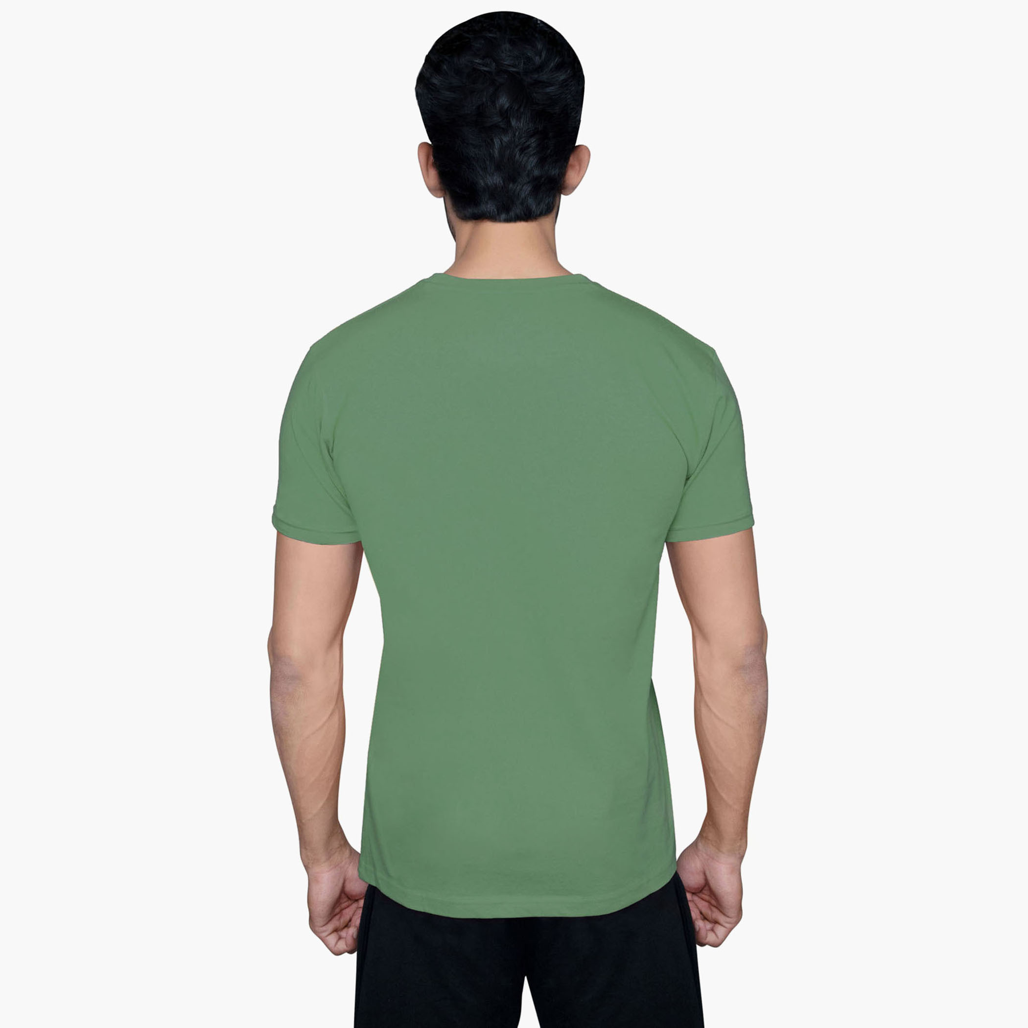 XYXX Men Cotton Solid Green T-Shirt-men-clothing-tshirtsandpolos-tshirts-image-2