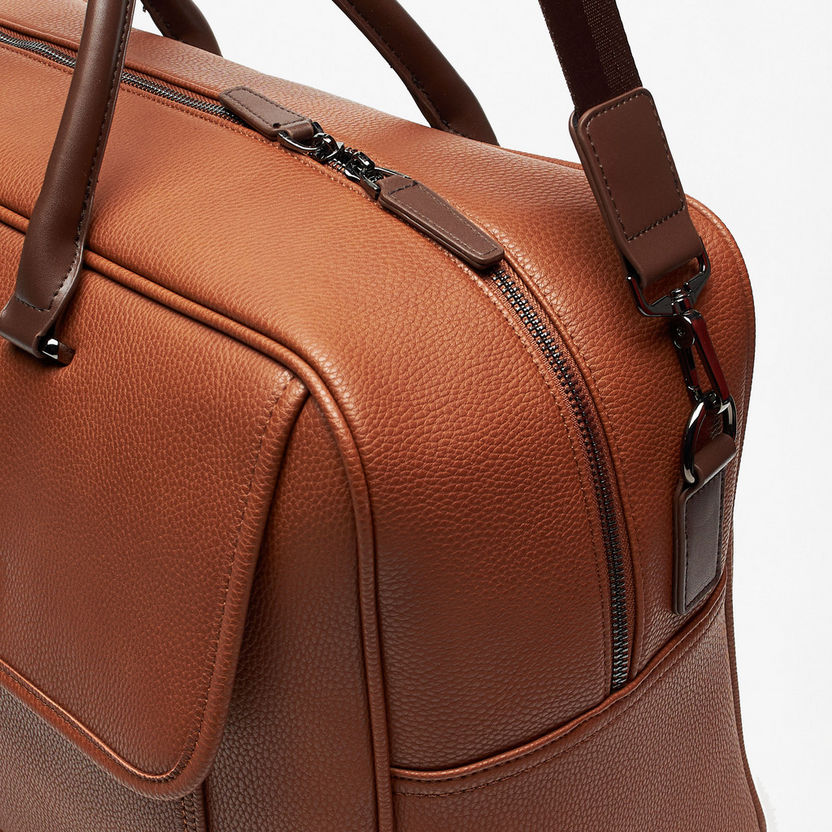 Duchini Solid Duffle Bag with Double Handles-Duffle Bags-image-2