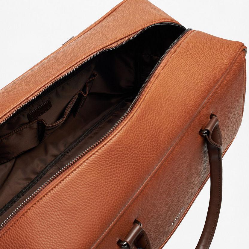 Duchini Solid Duffle Bag with Double Handles-Duffle Bags-image-3