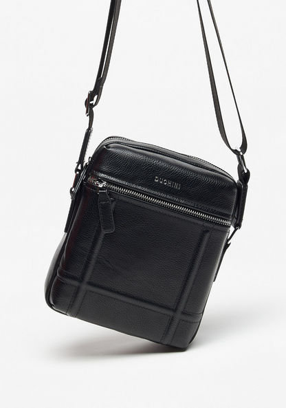 Duchini Textured Crossbody Bag-Men%27s Handbags-image-1