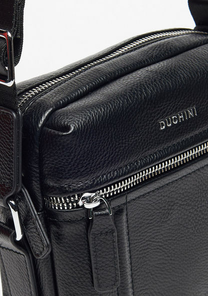 Duchini Textured Crossbody Bag-Men%27s Handbags-image-3