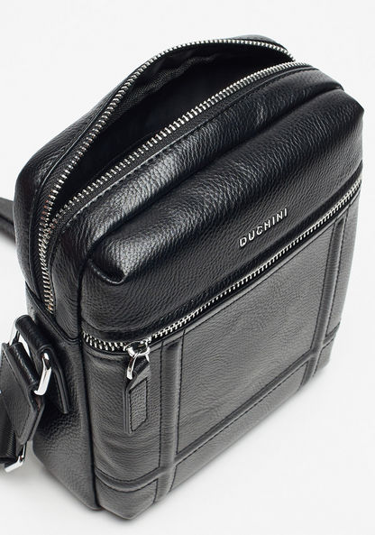 Duchini Textured Crossbody Bag-Men%27s Handbags-image-5