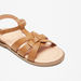 Little Missy Strap Sandals with Hook and Loop Closure-Girl%27s Sandals-thumbnail-4