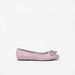 Celeste Women's Bow Accent Slip-On Round Toe Ballerina Shoes-Women%27s Ballerinas-thumbnailMobile-2