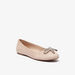 Celeste Women's Bow Accent Slip-On Round Toe Ballerina Shoes-Women%27s Ballerinas-thumbnailMobile-0