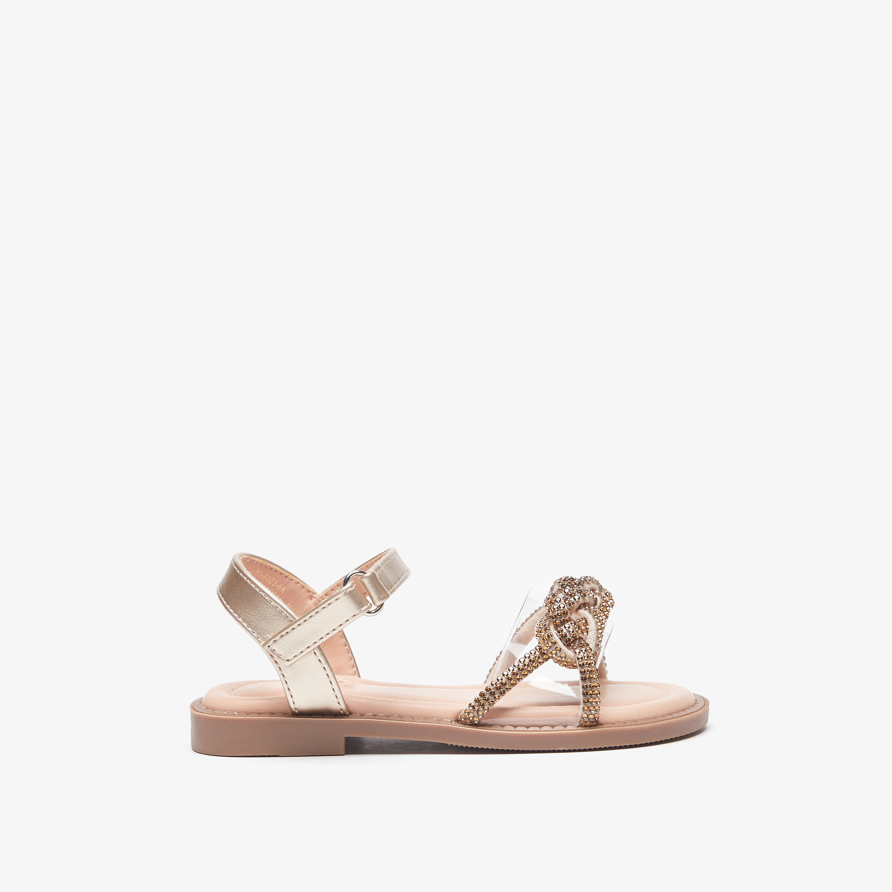 Toddler Girls Metallic Glitter Platform Sandals | The Children's Place -  ROSE GOLD