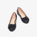 Little Missy Slip-On Round Toe Ballerina Shoes with Knot Detail-Girl%27s Ballerinas-thumbnail-1