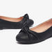 Little Missy Slip-On Round Toe Ballerina Shoes with Knot Detail-Girl%27s Ballerinas-thumbnail-3