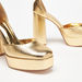 Haadana Metallic Ankle Strap Platform Sandals with Block Heels-Women%27s Heel Sandals-thumbnail-3