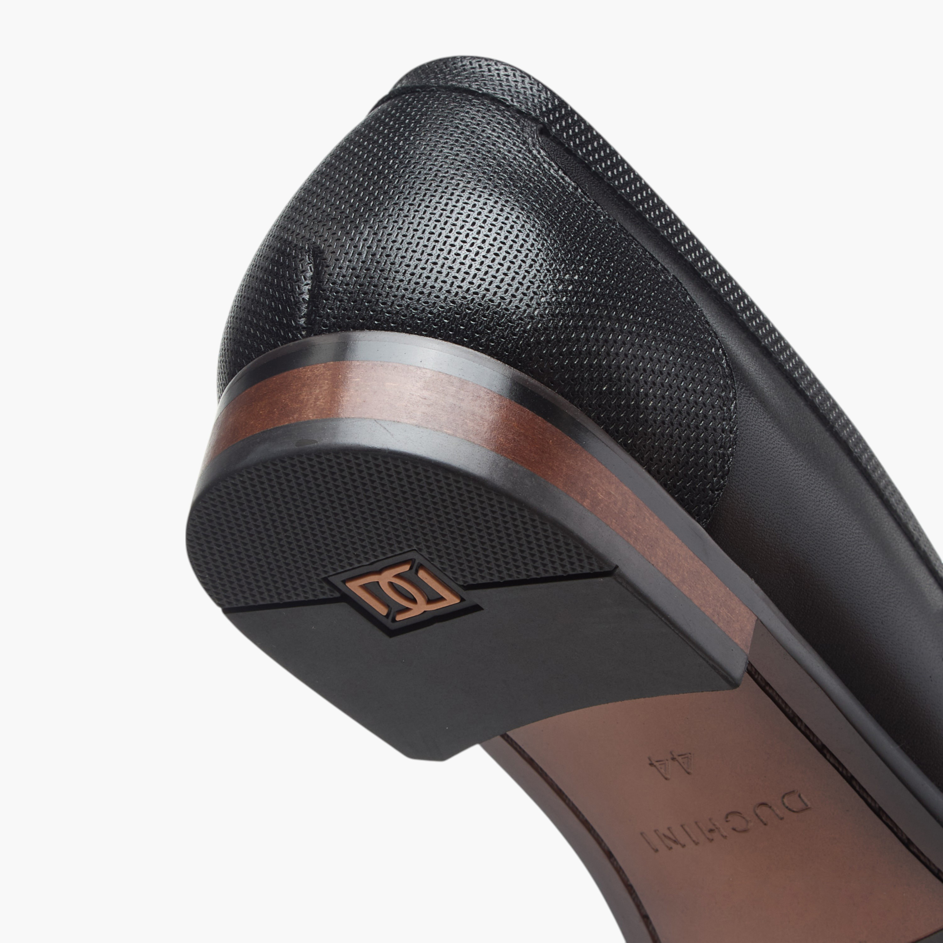 Duchini Men's Leather Slip-On Loafers with Tassel Detail -men-shoes-formalshoes-image-5