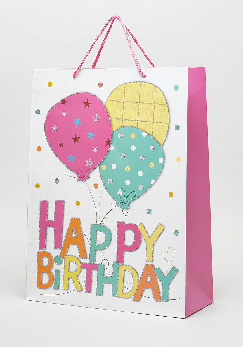 Juniors Printed Gift Carry Bag-Party Supplies-image-0