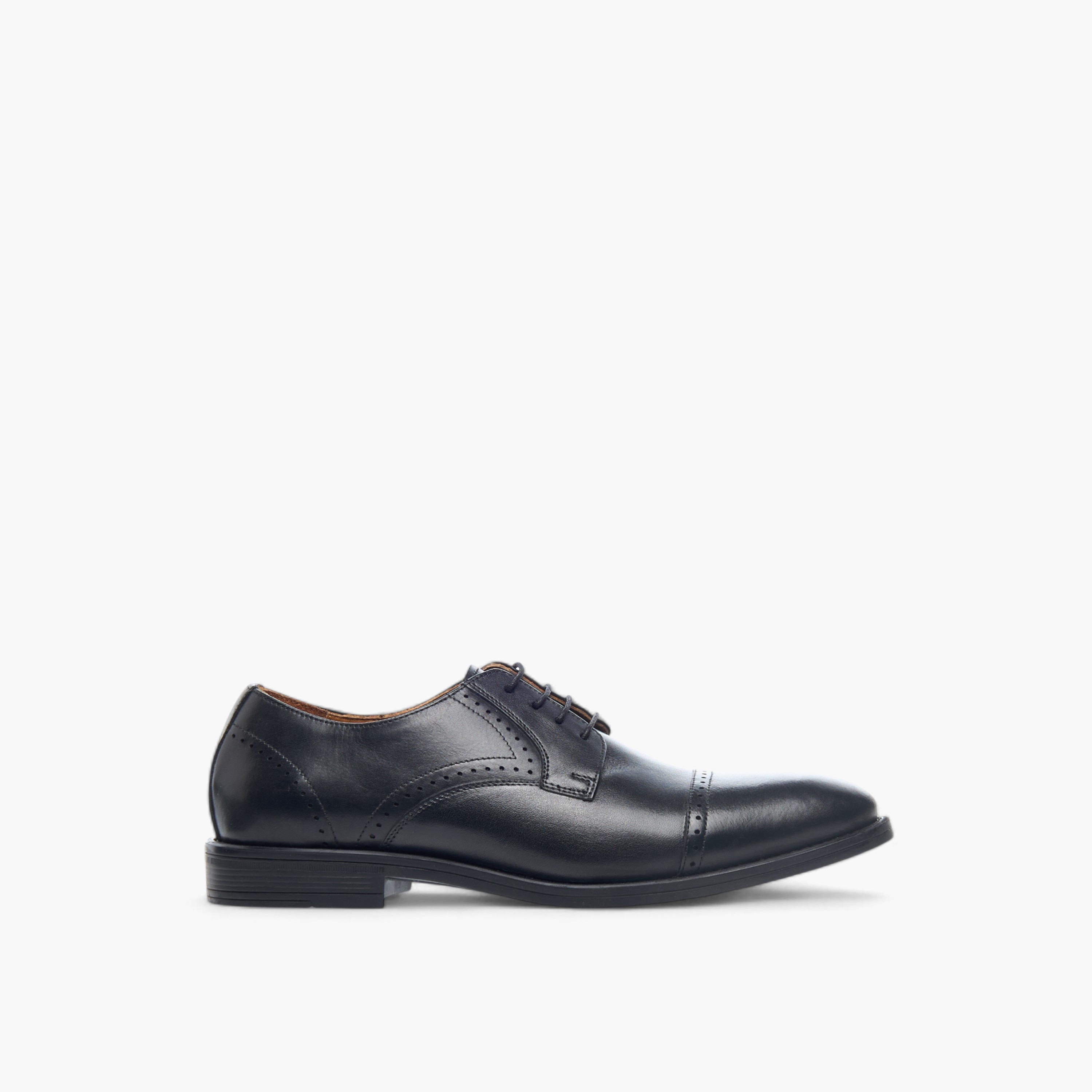 Duchini Men Genuine Leather Lace-Up Derby Shoes-men-shoes-formalshoes-image-3