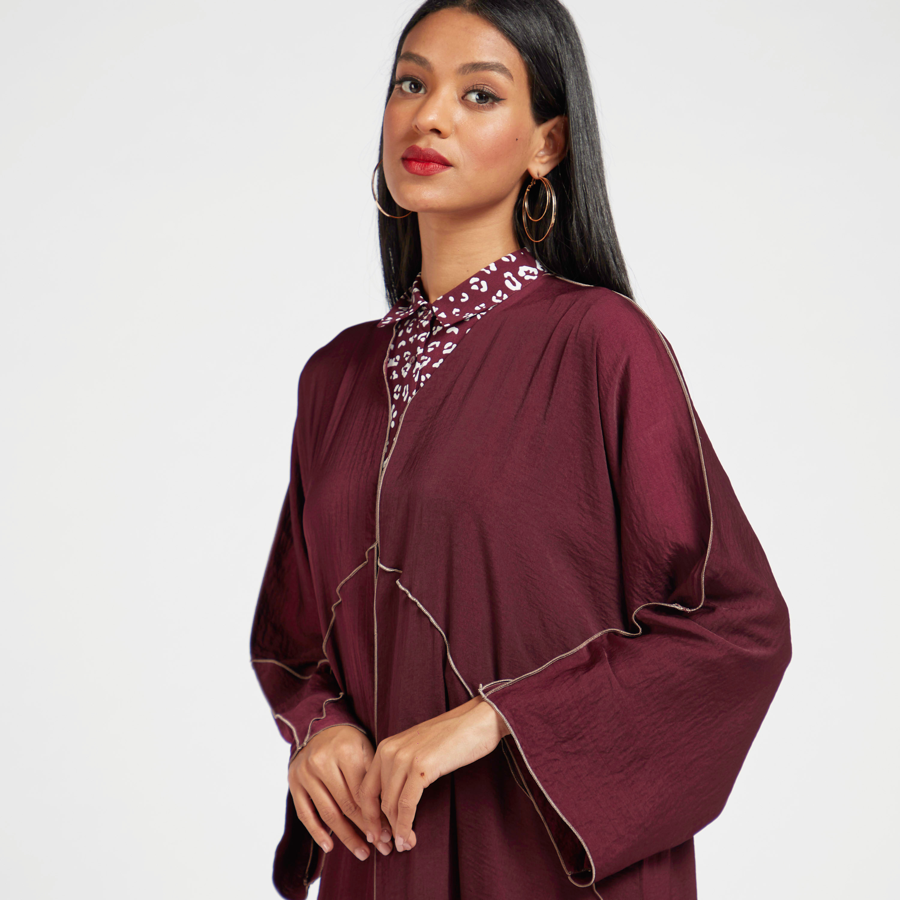 Yara Solid Open Front Abaya-women-arabicclothing-abayas-image-3