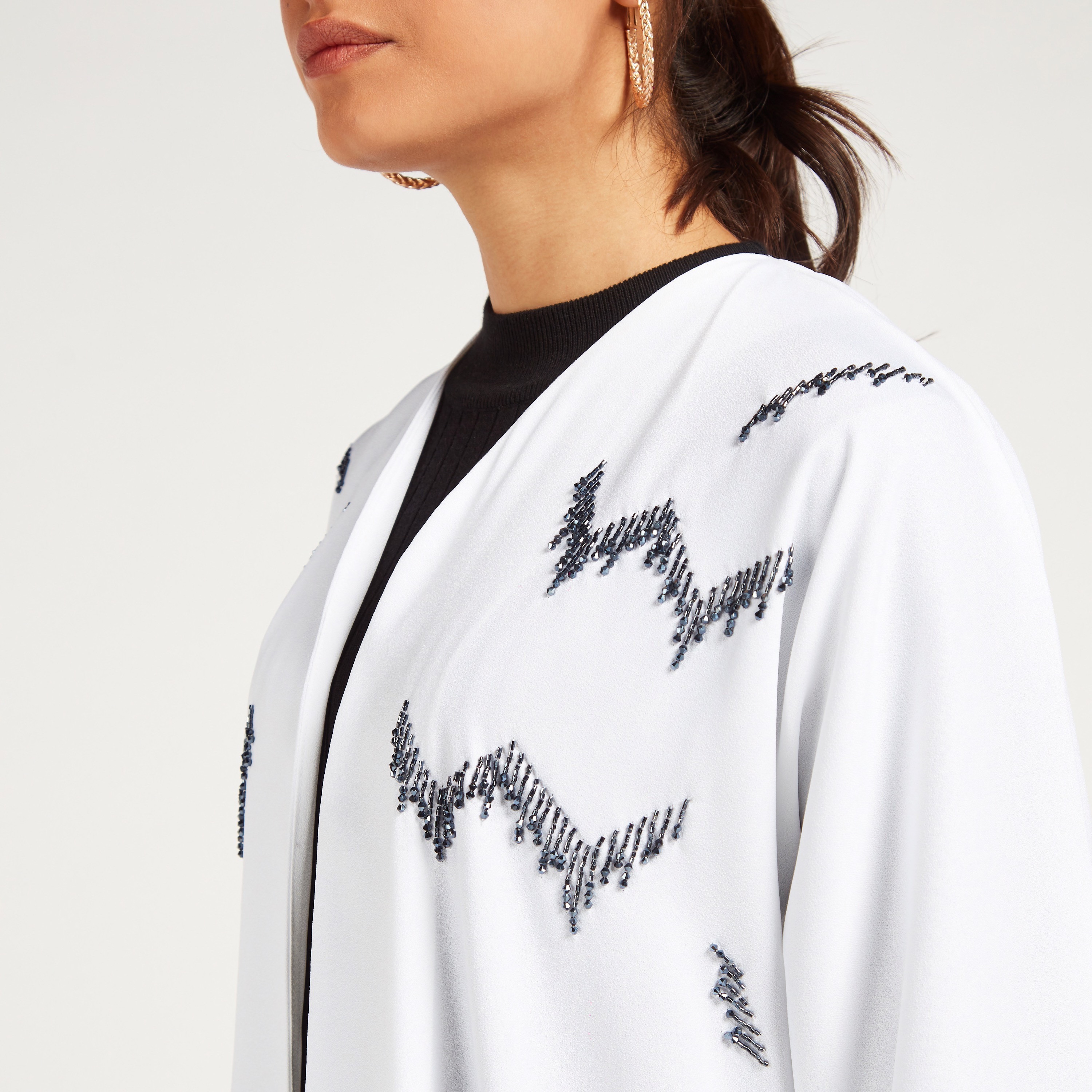 Yara Embellished Open Front Abaya with Long Sleeves-women-arabicclothing-abayas-image-4