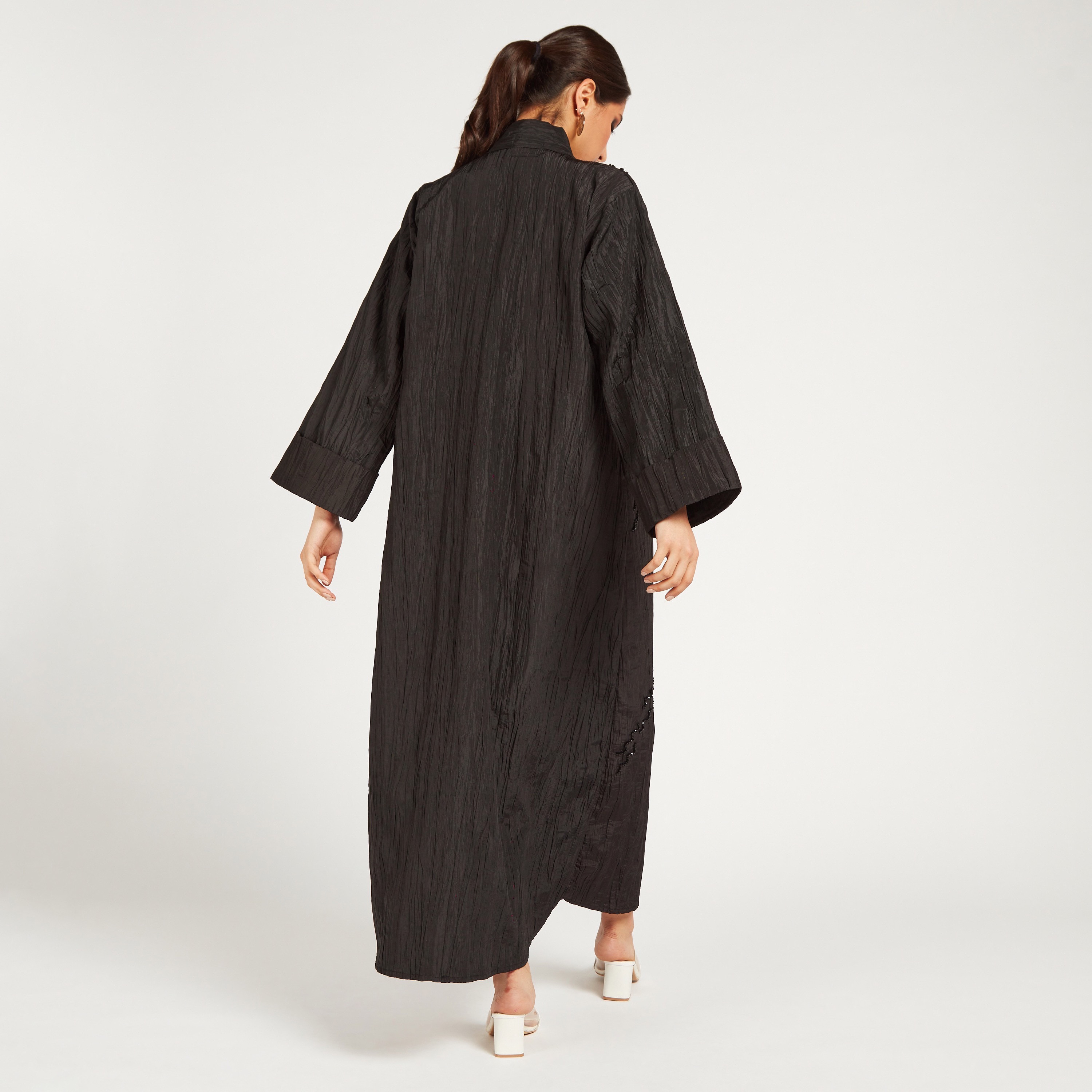 Yara Embellished Open Front Abaya with Long Sleeves-women-arabicclothing-abayas-image-5
