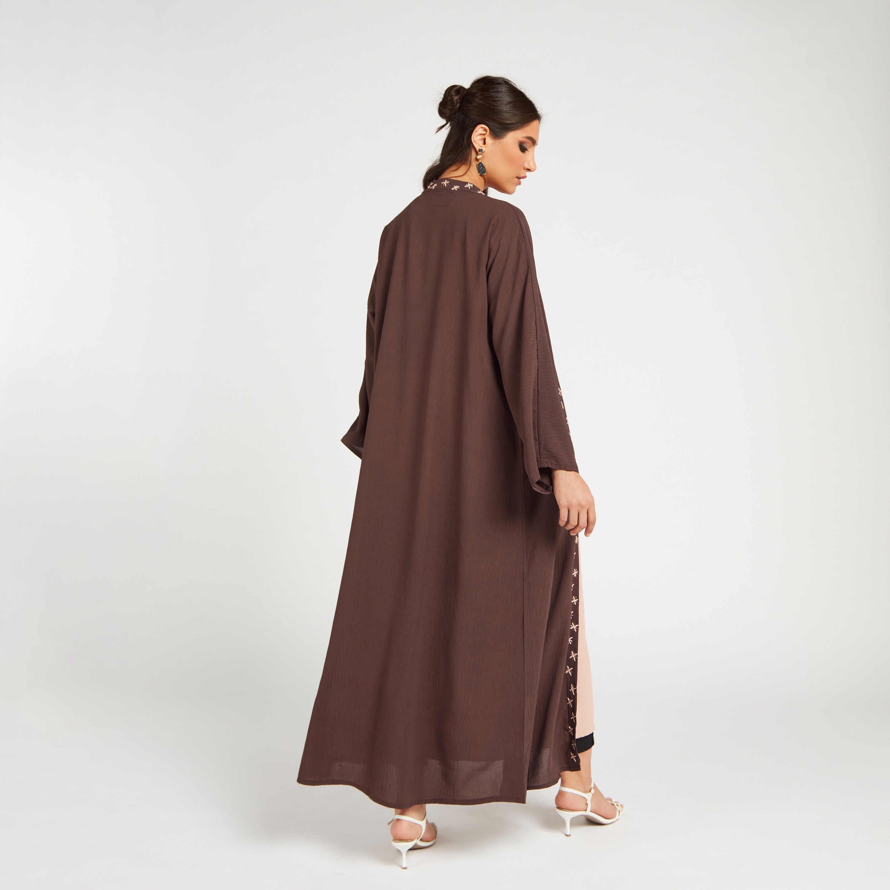Yara Embroidered Open Front Abaya-women-arabicclothing-abayas-image-5