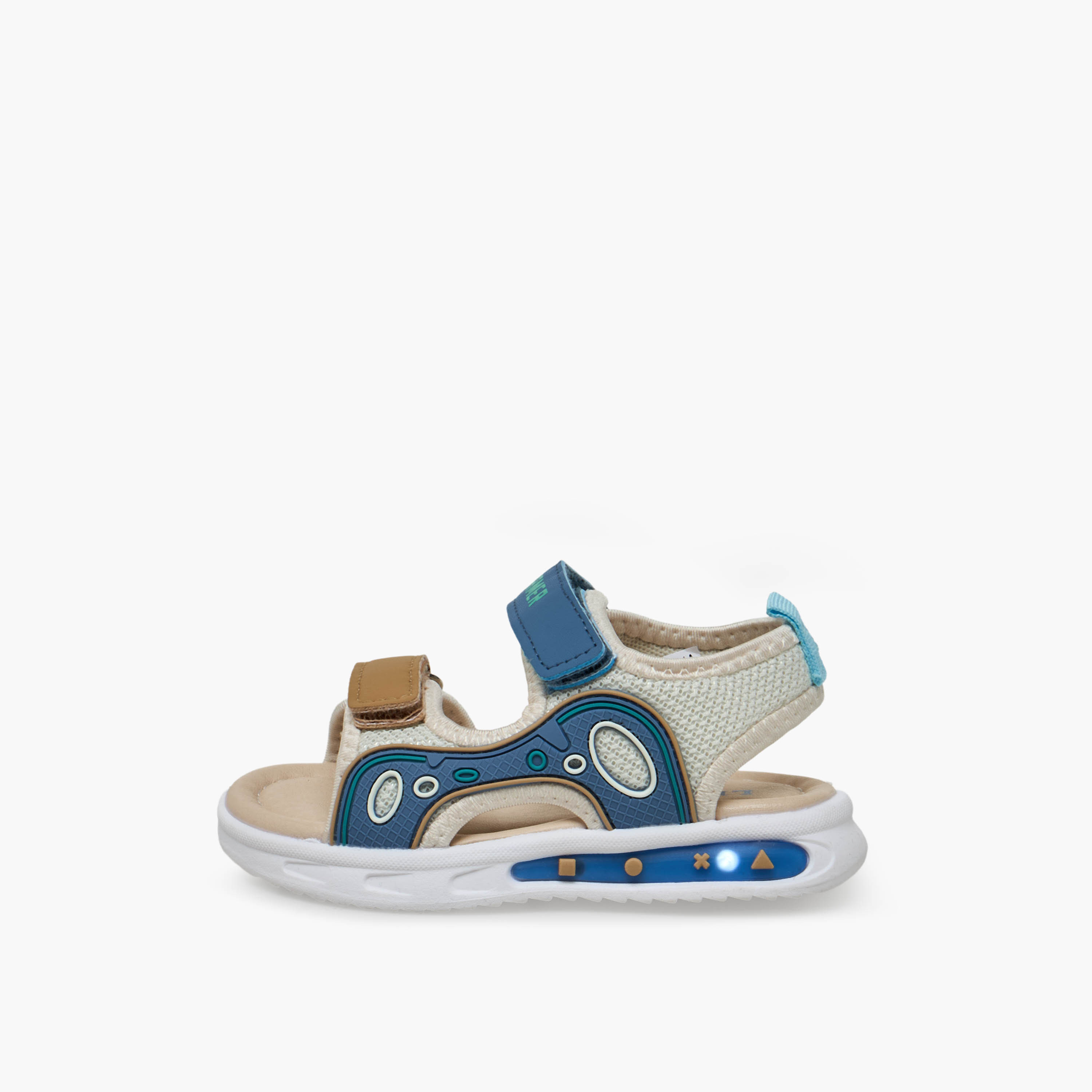 صندل بطبعات وشريط إغلاق لاصق للأولاد من إل بي إل من شو إكسبريس-boys-shoes-sandals-image-6