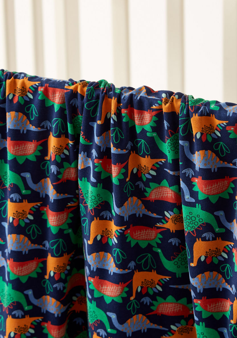 Juniors Dinosaur Print Receiving Blanket-Receiving Blankets-image-1