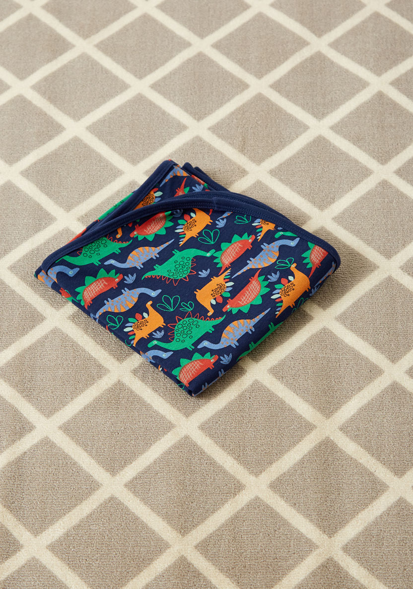 Juniors Dinosaur Print Receiving Blanket-Receiving Blankets-image-3