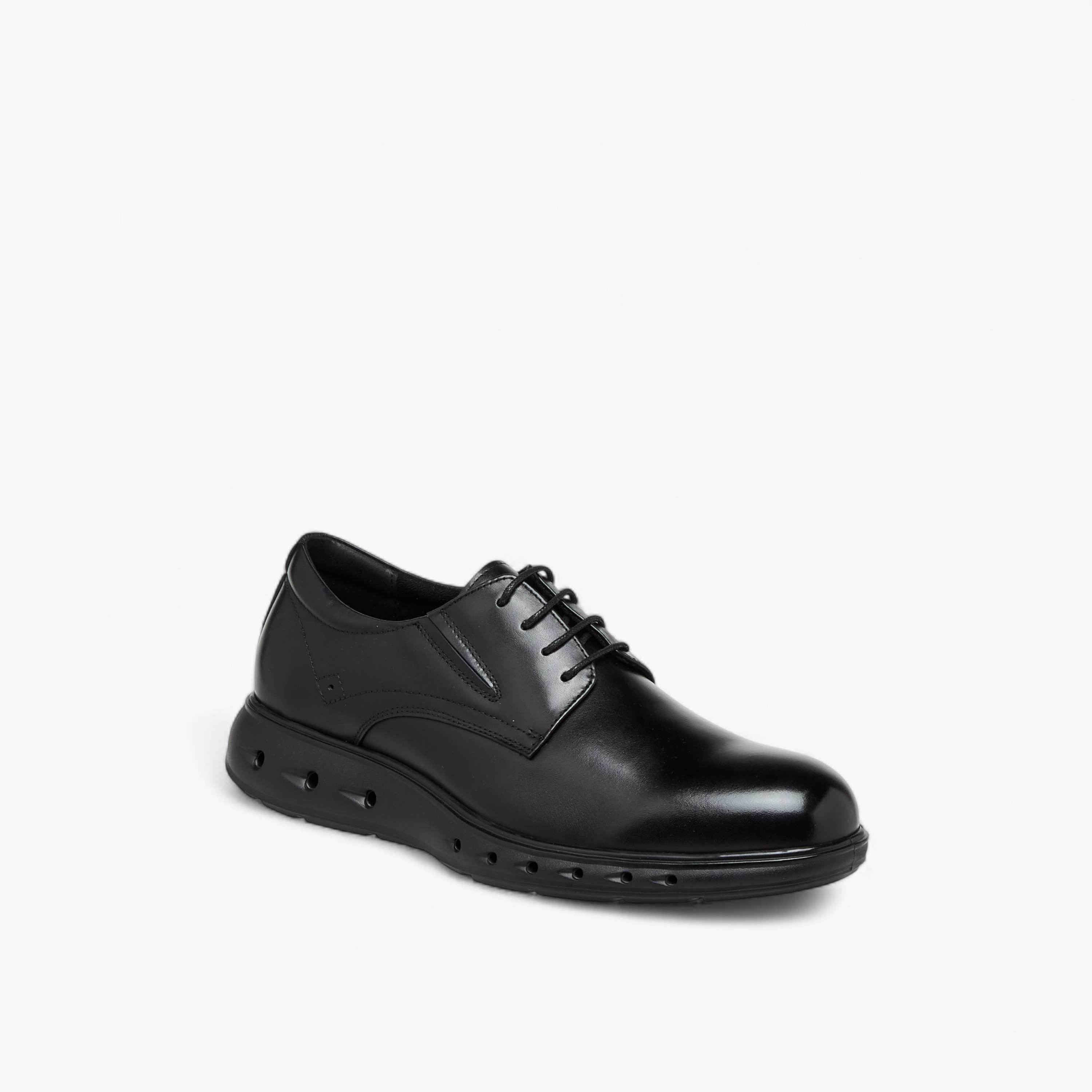 Le Confort Men Solid Lace-Up Leather Derby Shoes-men-shoes-formalshoes-image-2