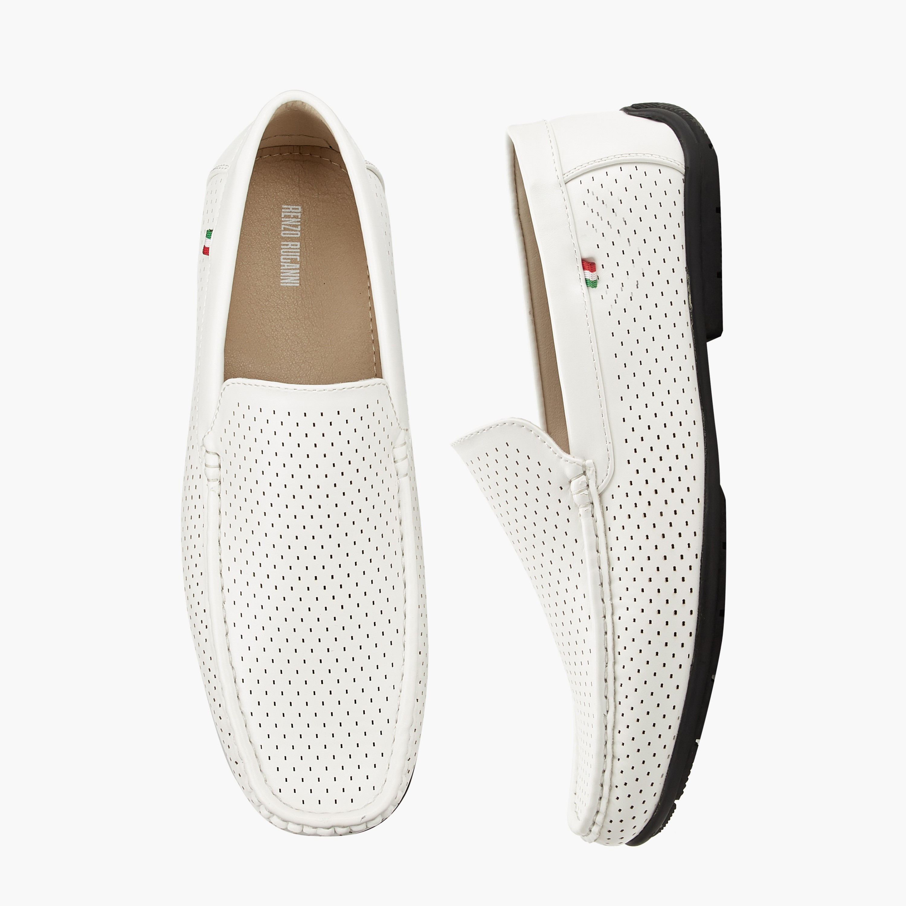 حذاء لوفر بارز الملمس للرجال من رينزو روجاني-men-shoes-loafersandmoccasins-image-1