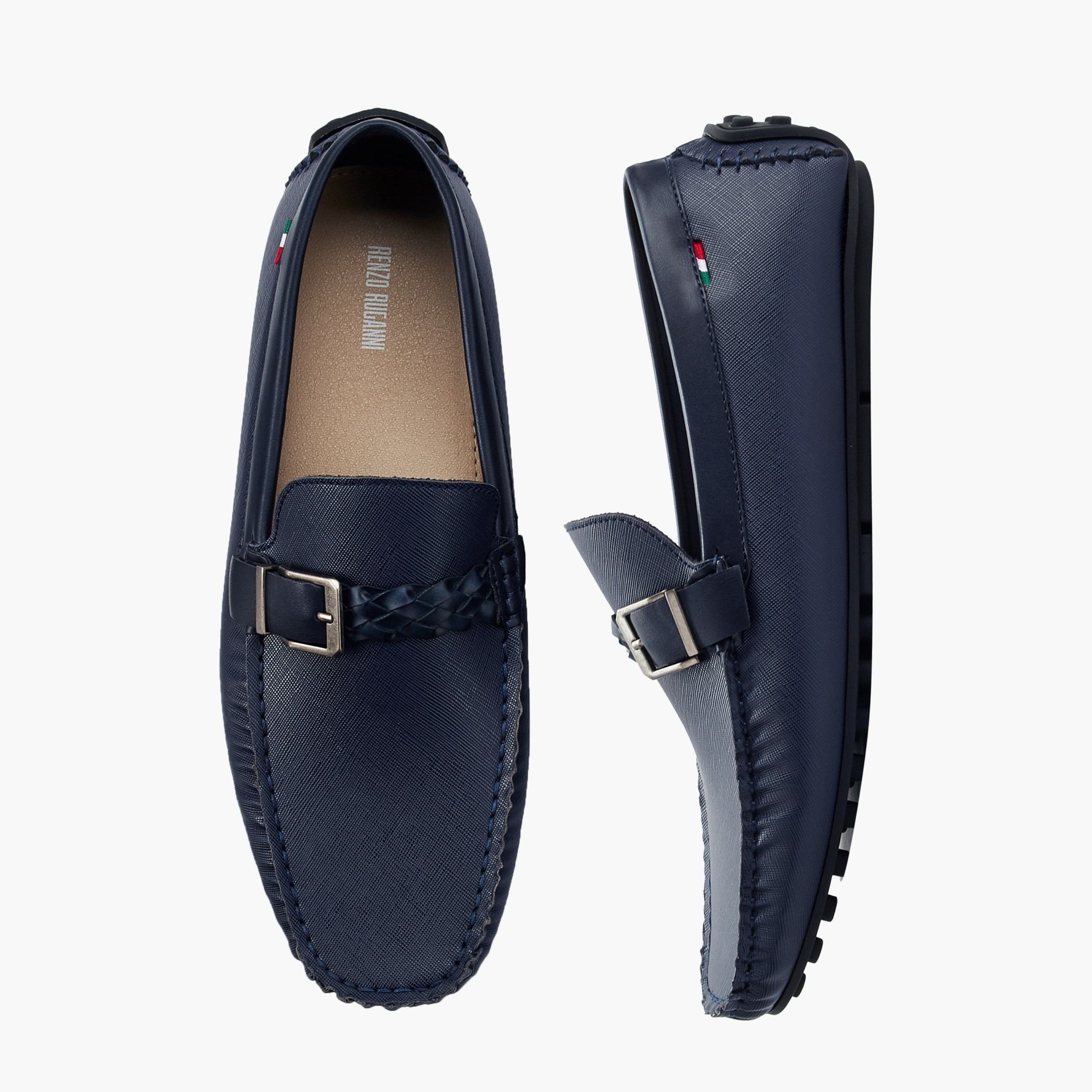 Renzo Ruganni Men Slip-On Loafers-men-formalshoes-image-1