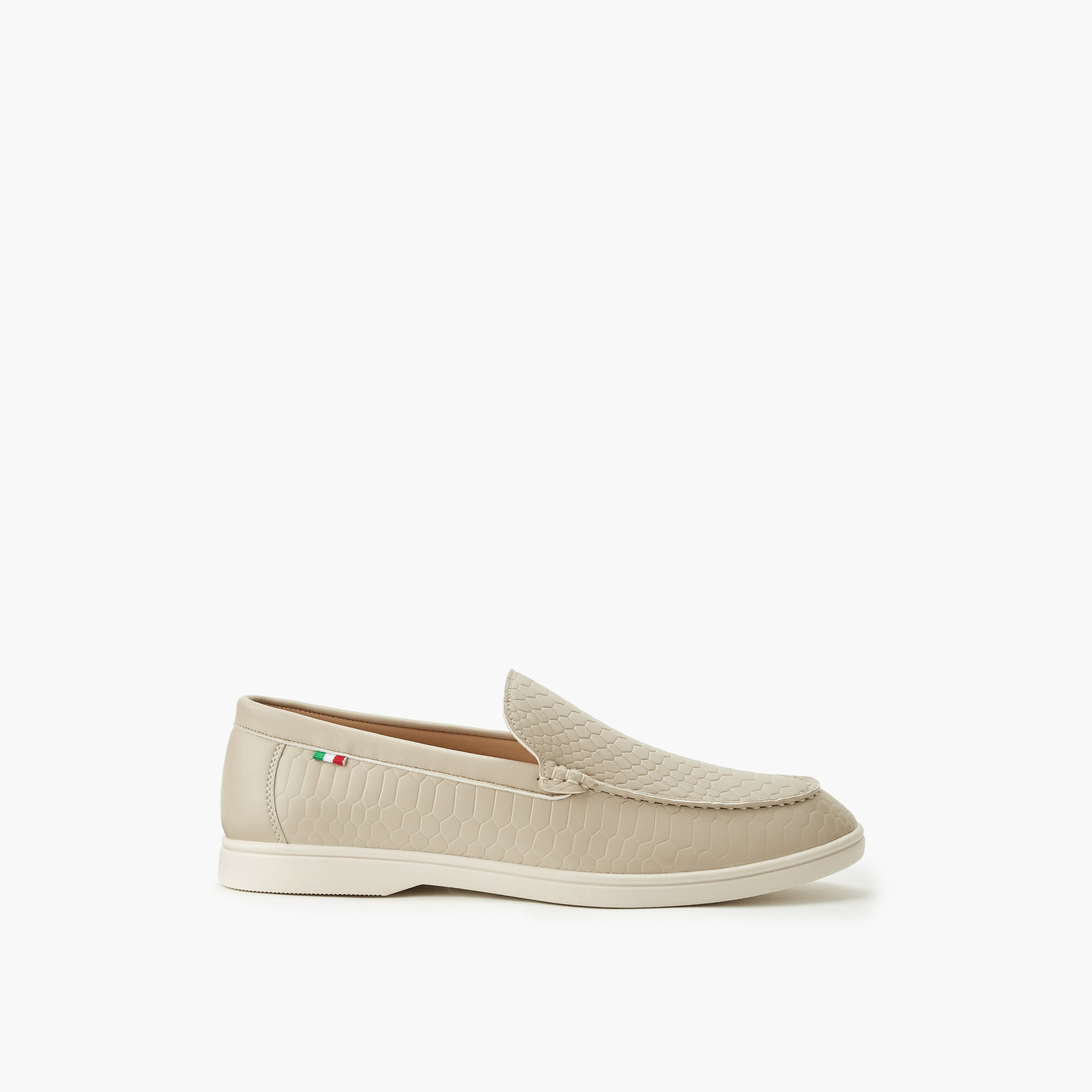 حذاء لوفر بارز الملمس سهل الارتداء للرجال من رينزو روجاني-men-shoes-loafersandmoccasins-image-3