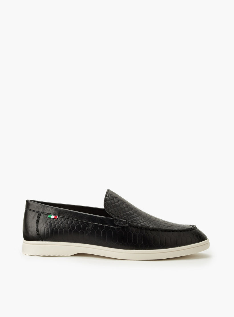 حذاء لوفر بارز الملمس سهل الارتداء للرجال من رينزو روجاني-men-shoes-loafersandmoccasins-image-3