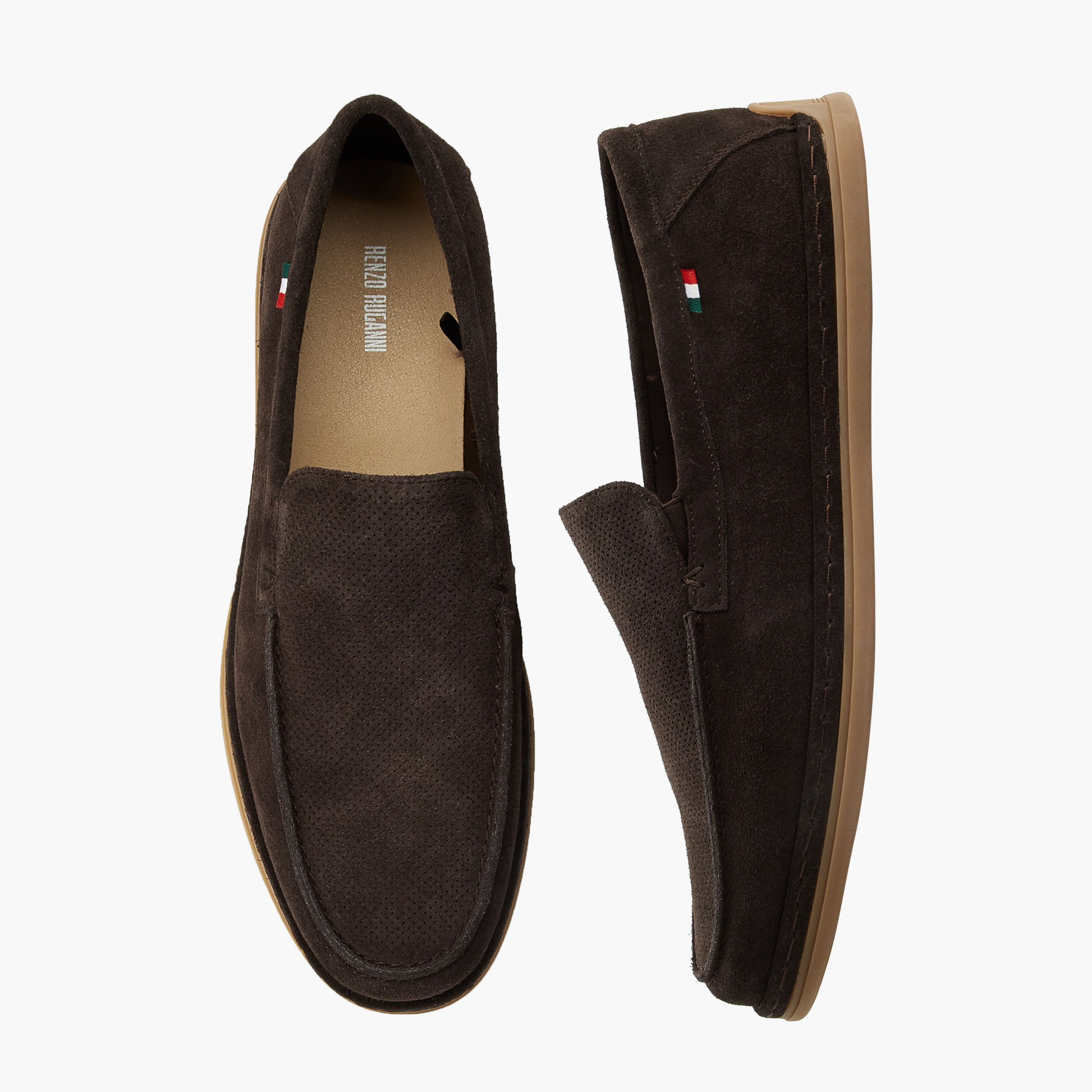 حذاء لوفر رجالي بارز الملمس وسهل الارتداء من رينزو روجاني-men-shoes-loafersandmoccasins-image-1