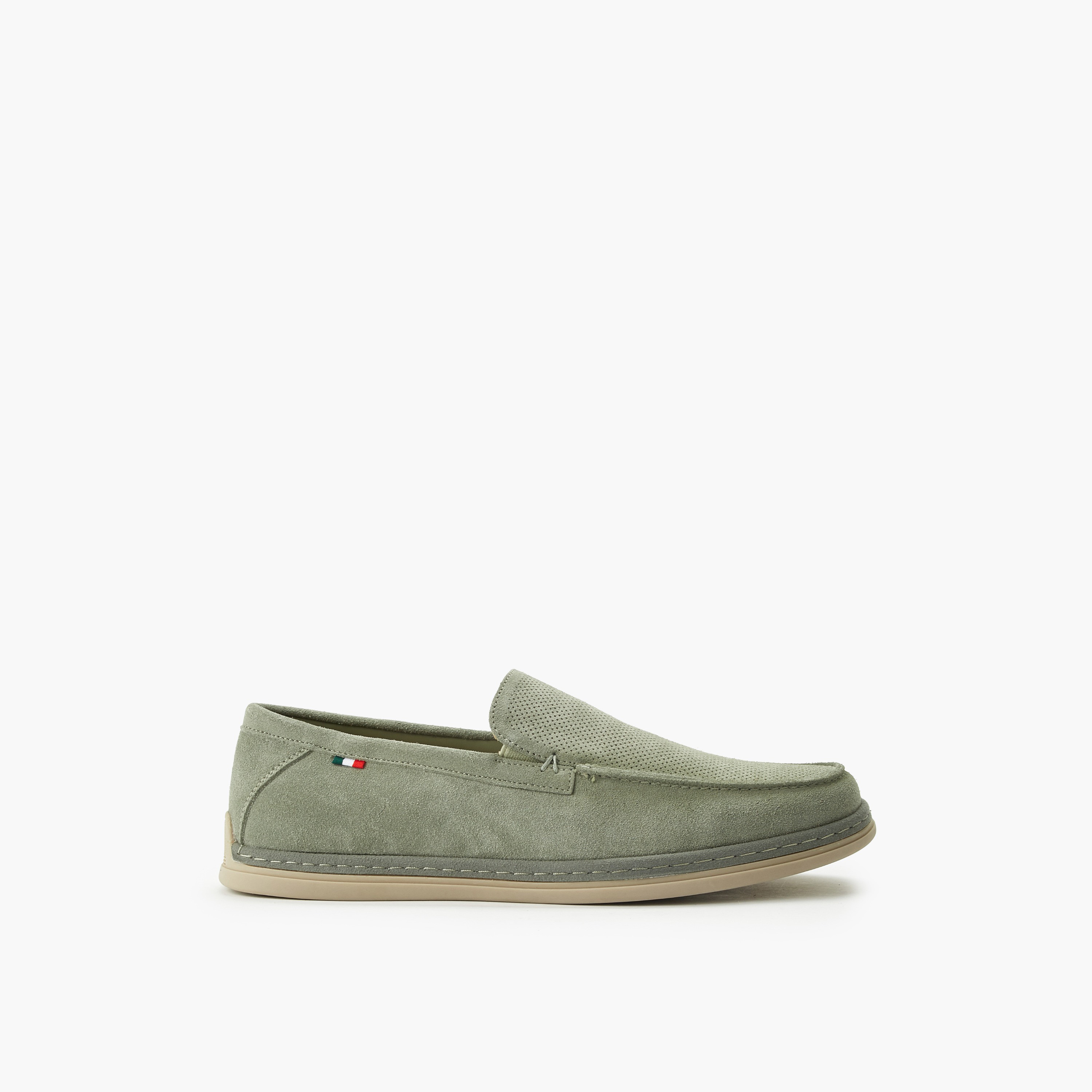 Renzo Ruganni Men Textured Slip-On Loafers-men-shoes-loafersandmoccasins-image-3