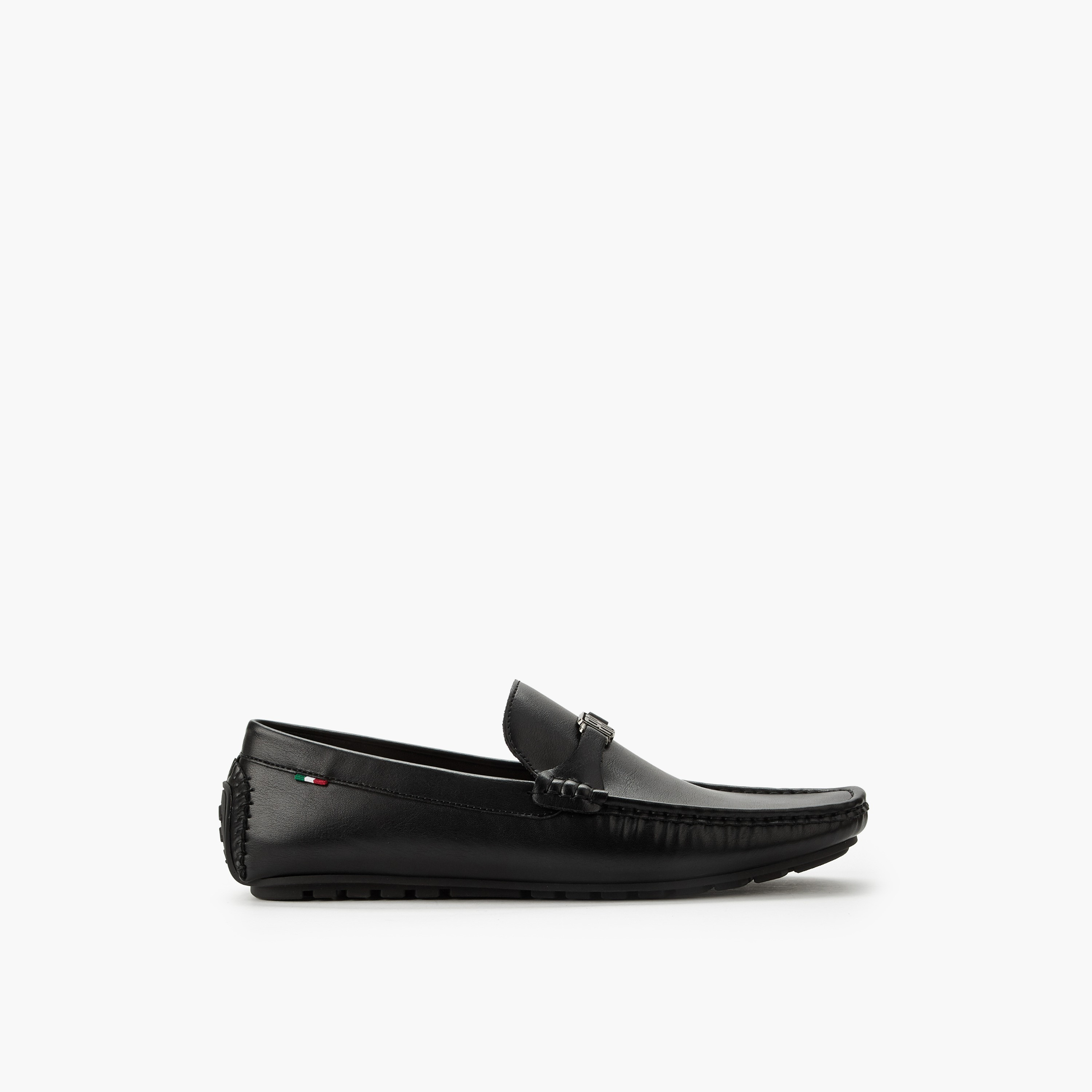 حذاء لوفر سهل الارتداء بزينة ميتاليك للرجال من رينزو روجاني-men-formalshoes-image-3