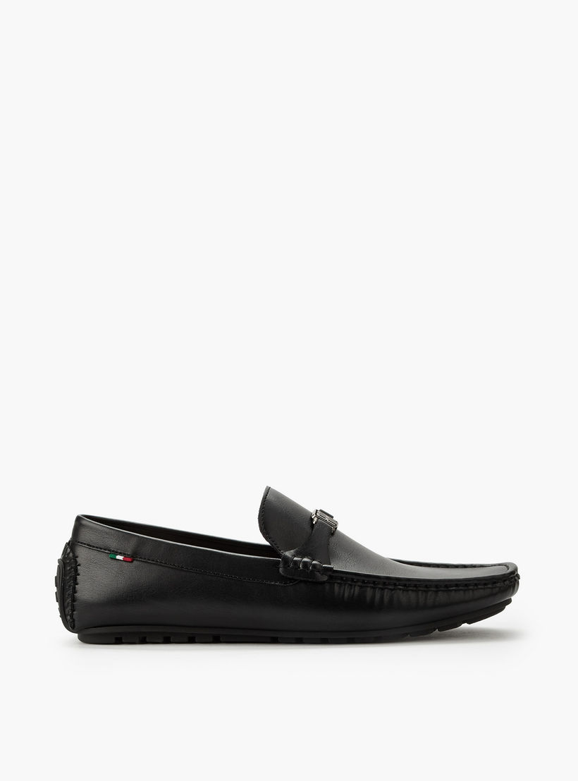 حذاء لوفر سهل الارتداء بزينة ميتاليك للرجال من رينزو روجاني-men-formalshoes-image-3