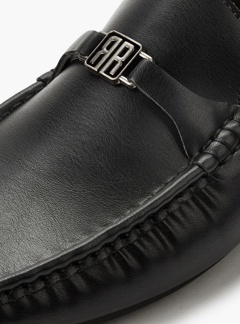 حذاء لوفر سهل الارتداء بزينة ميتاليك للرجال من رينزو روجاني-men-formalshoes-image-4