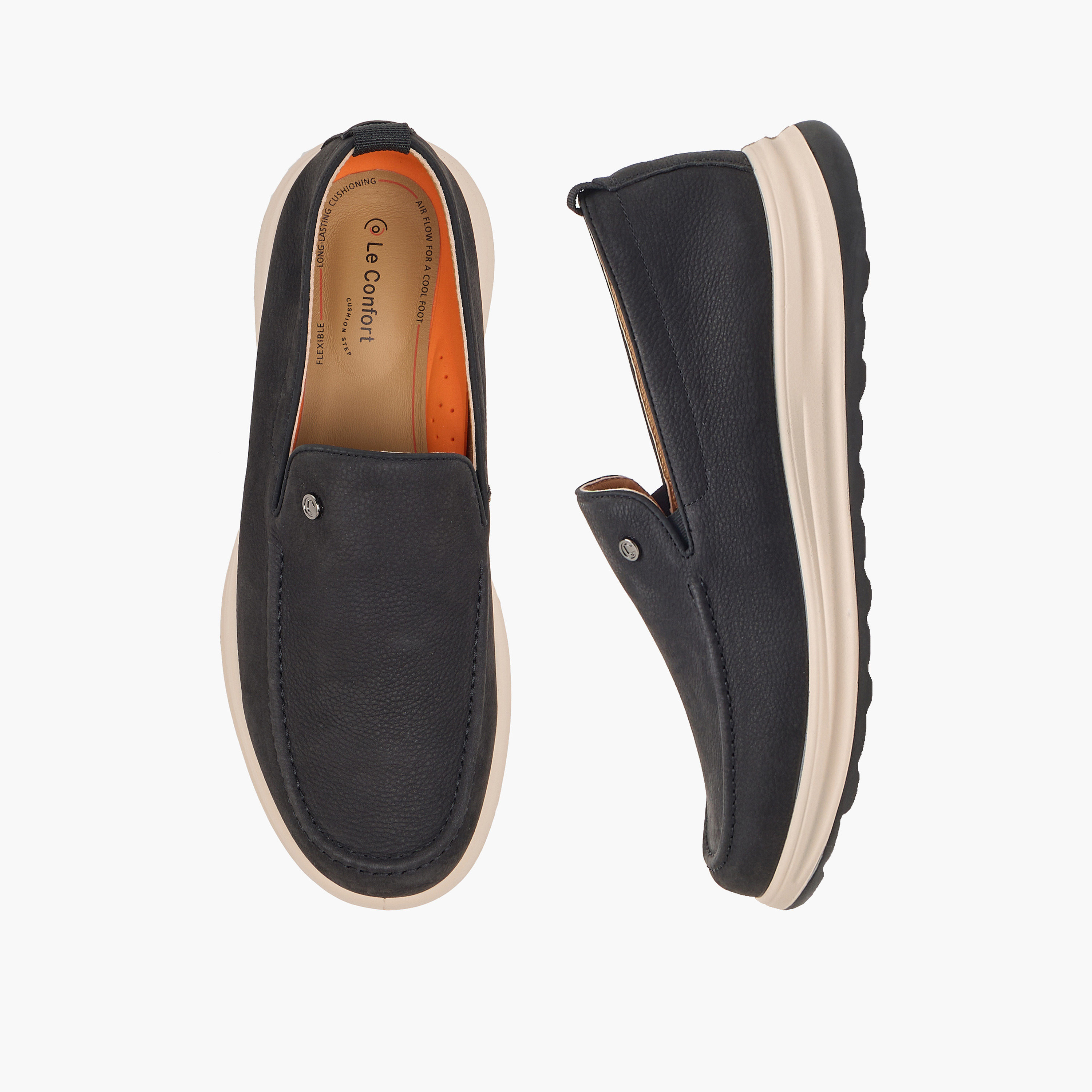 حذاء جلد سهل الارتداء للرجال من لو كونفورت-men-shoes-formalshoes-image-1