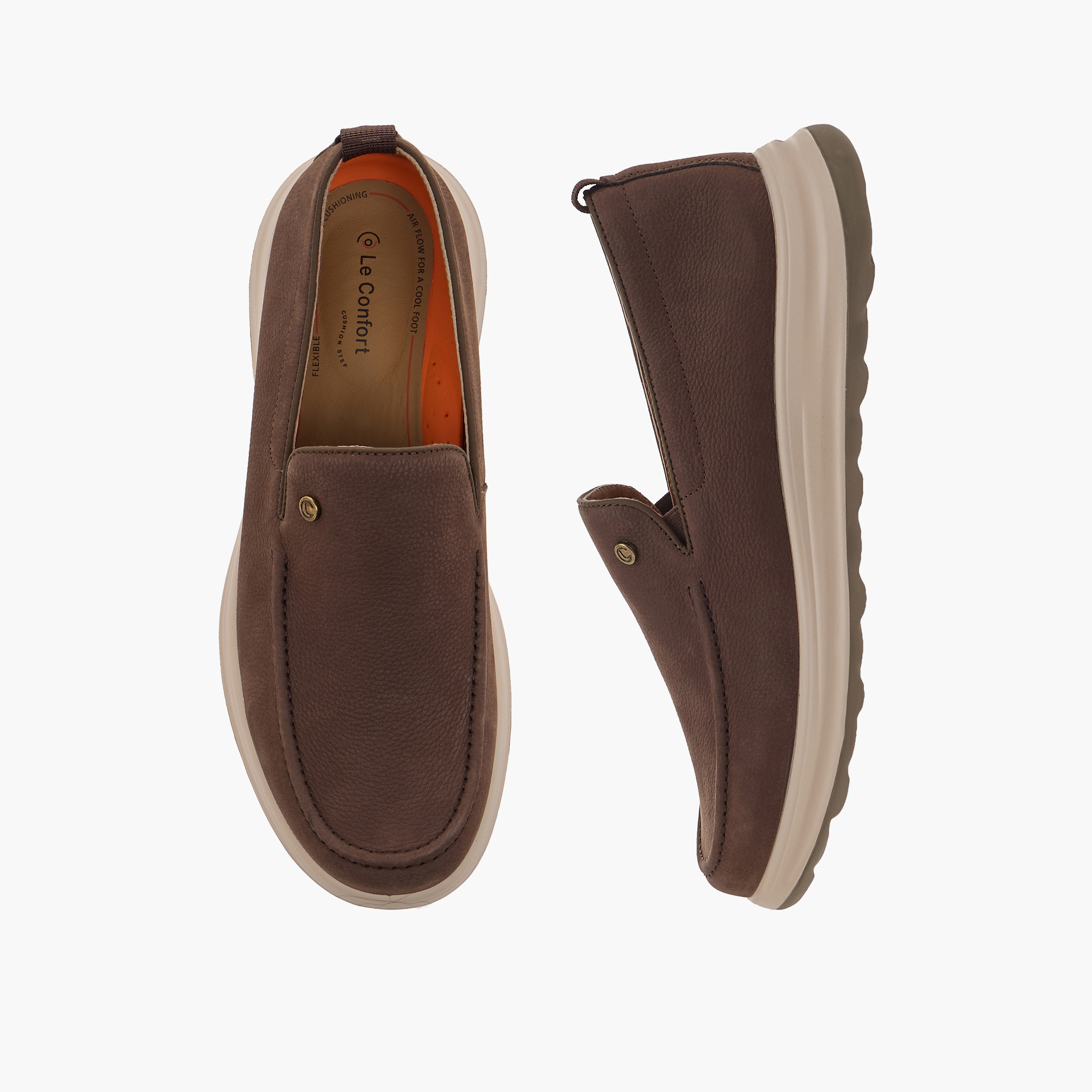 Le Confort Men Slip-On Leather Loafers-men-shoes-formalshoes-image-1