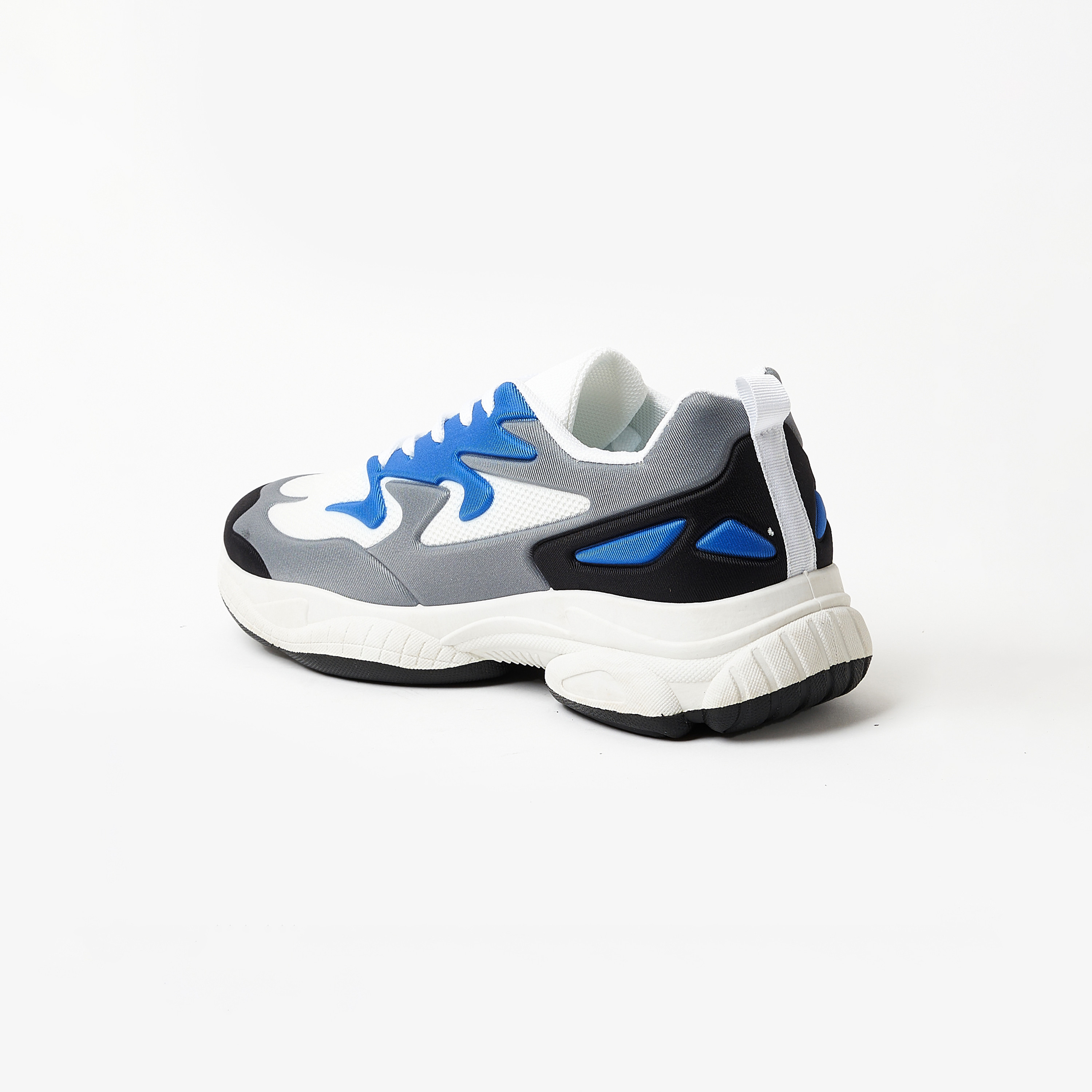  YJM003 | سنيكرز جيومني ذو مكتنزة وكلر بلوك للرجال مع رباط برقبة منخفضة -men-shoes-sneakers-image-3